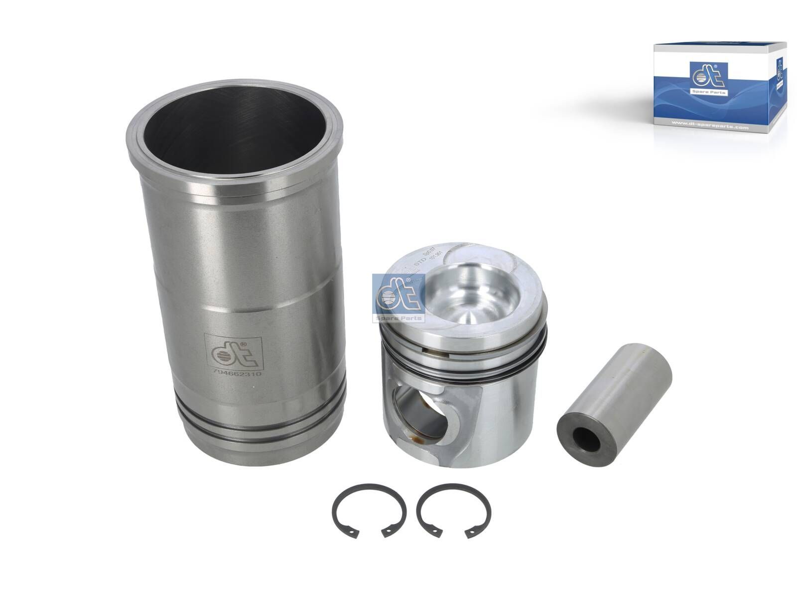 Piston with liner | DT Spare Parts 6.91162