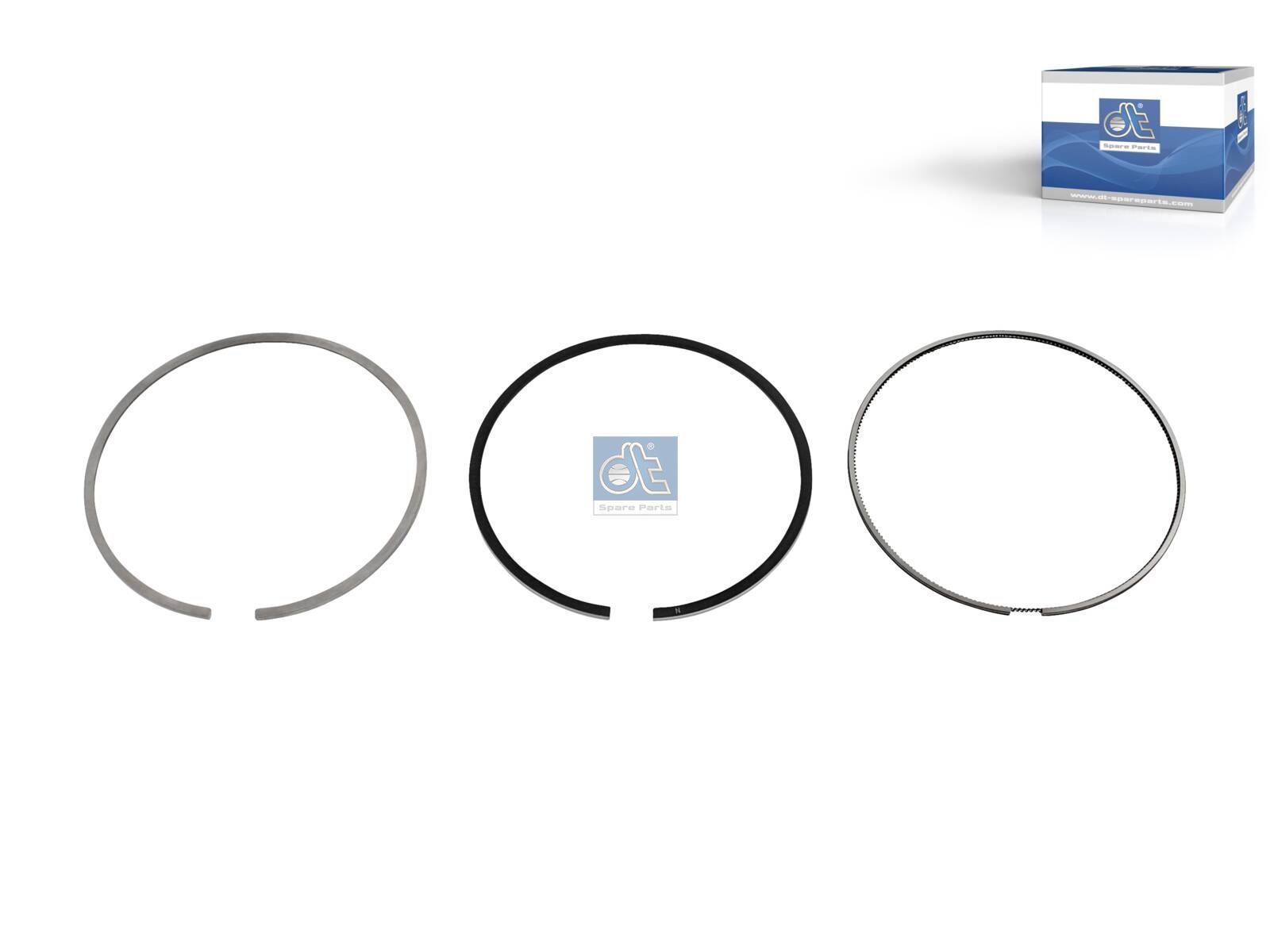 Juego de aros de pistón DT Spare Parts 6.91174 Juego de aros de pistón D: 123 mm
