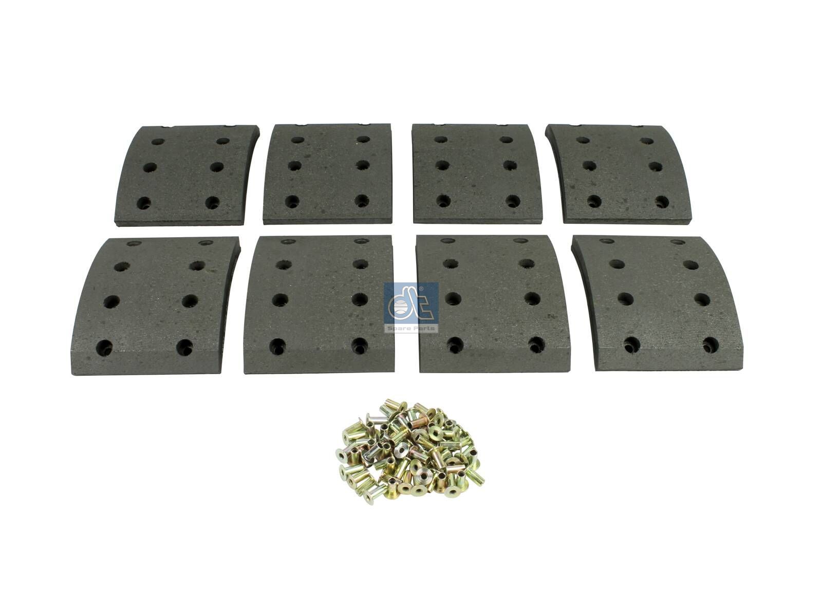 Drum brake lining kit | DT Spare Parts 6.95003