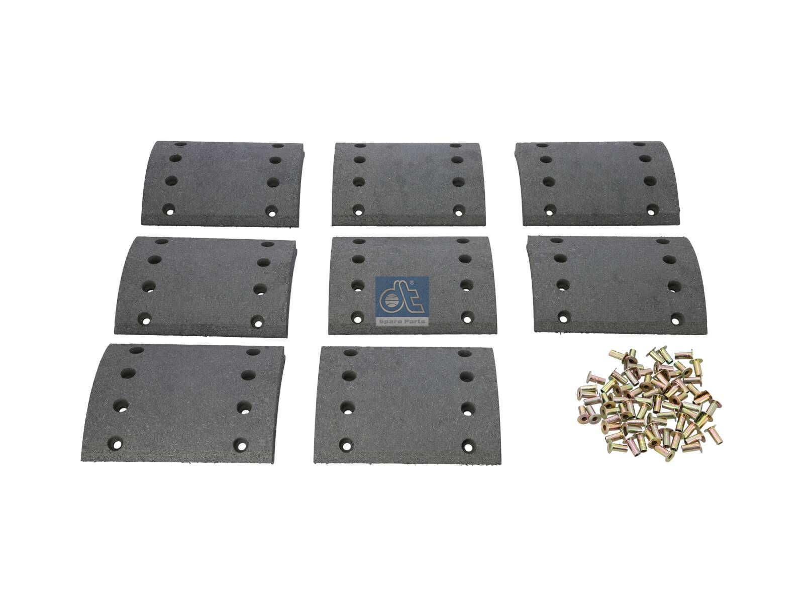 Drum brake lining kit | DT Spare Parts 6.95005