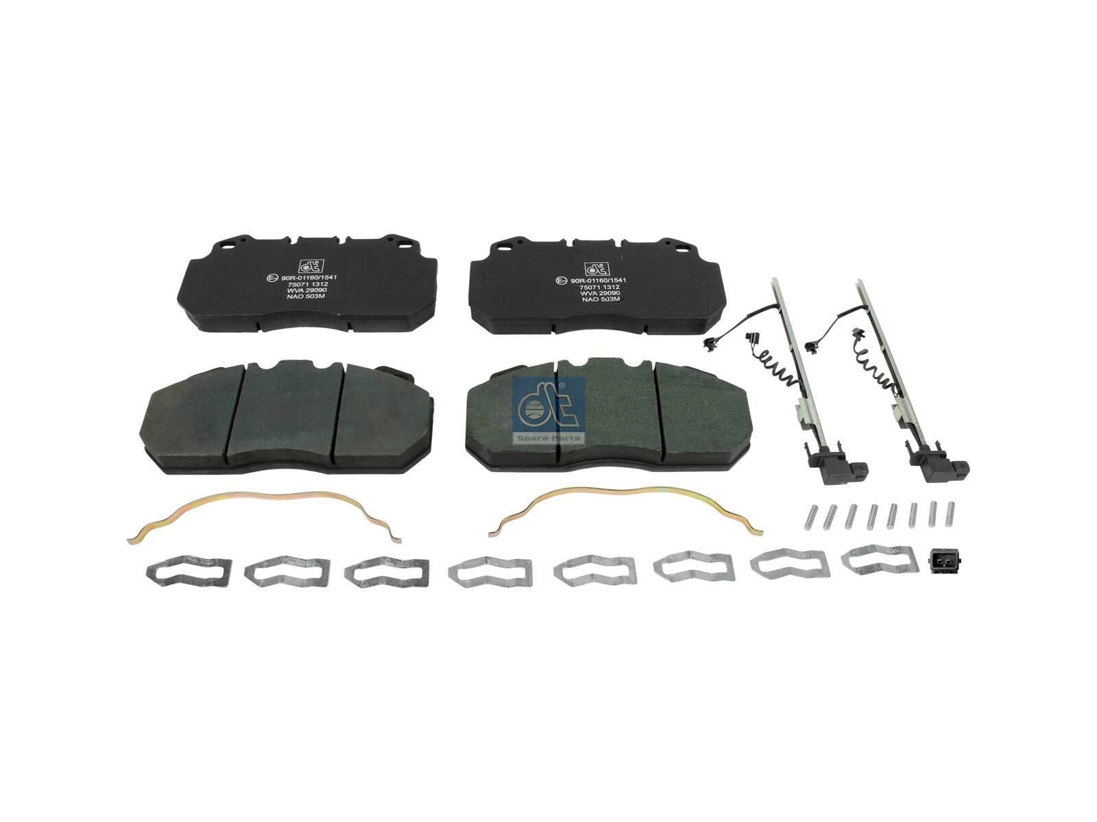 Disc brake pad kit | DT Spare Parts 6.95106