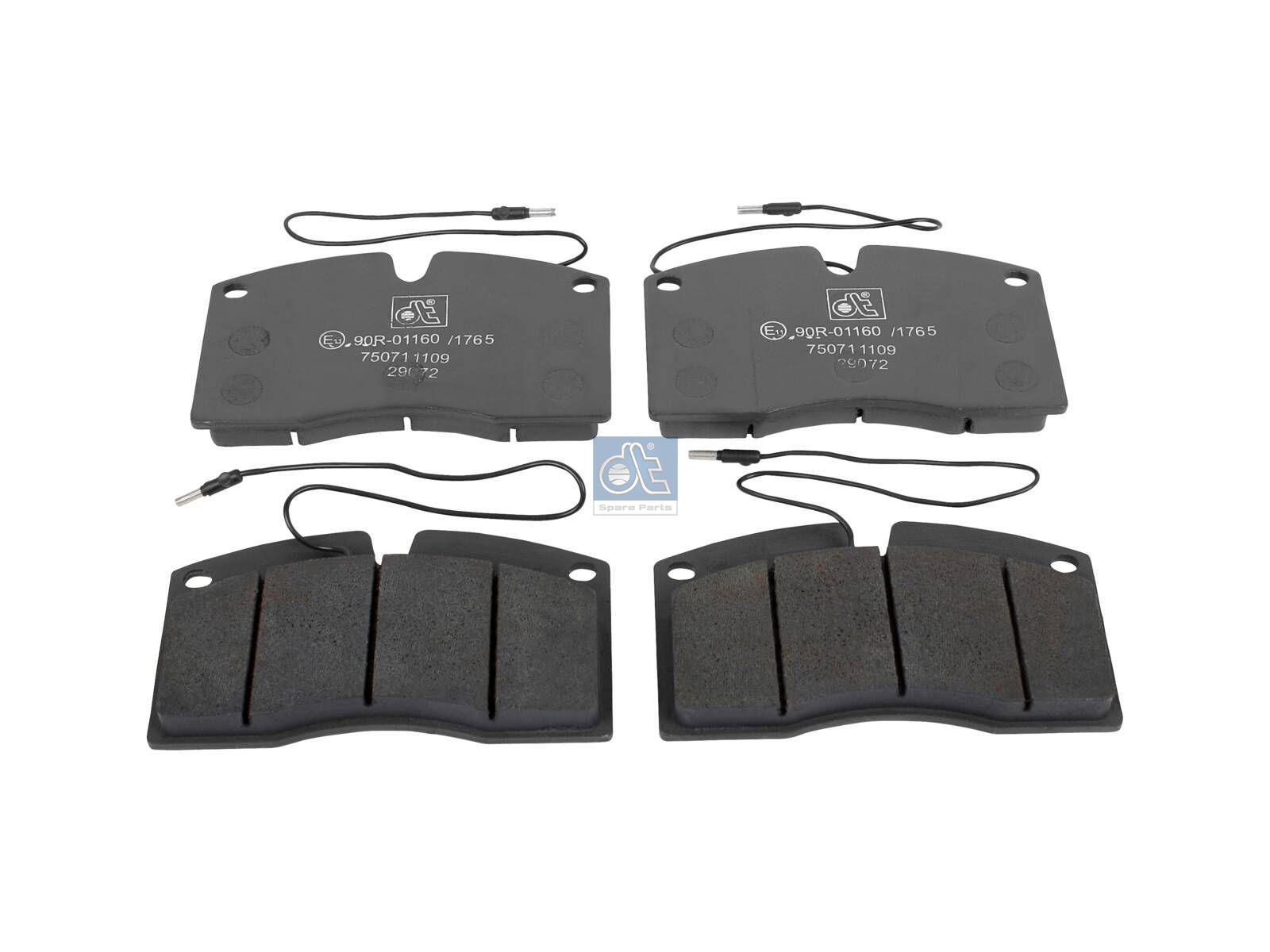 Disc brake pad kit | DT Spare Parts 6.95116