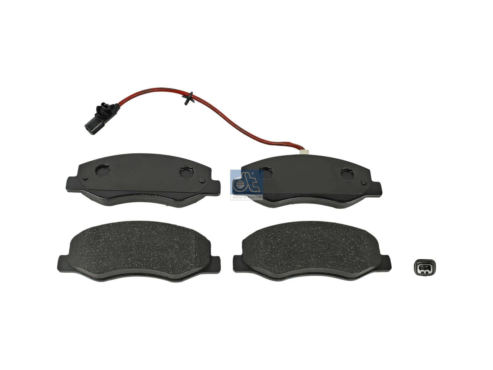 Disc brake pad kit | DT Spare Parts 6.95123