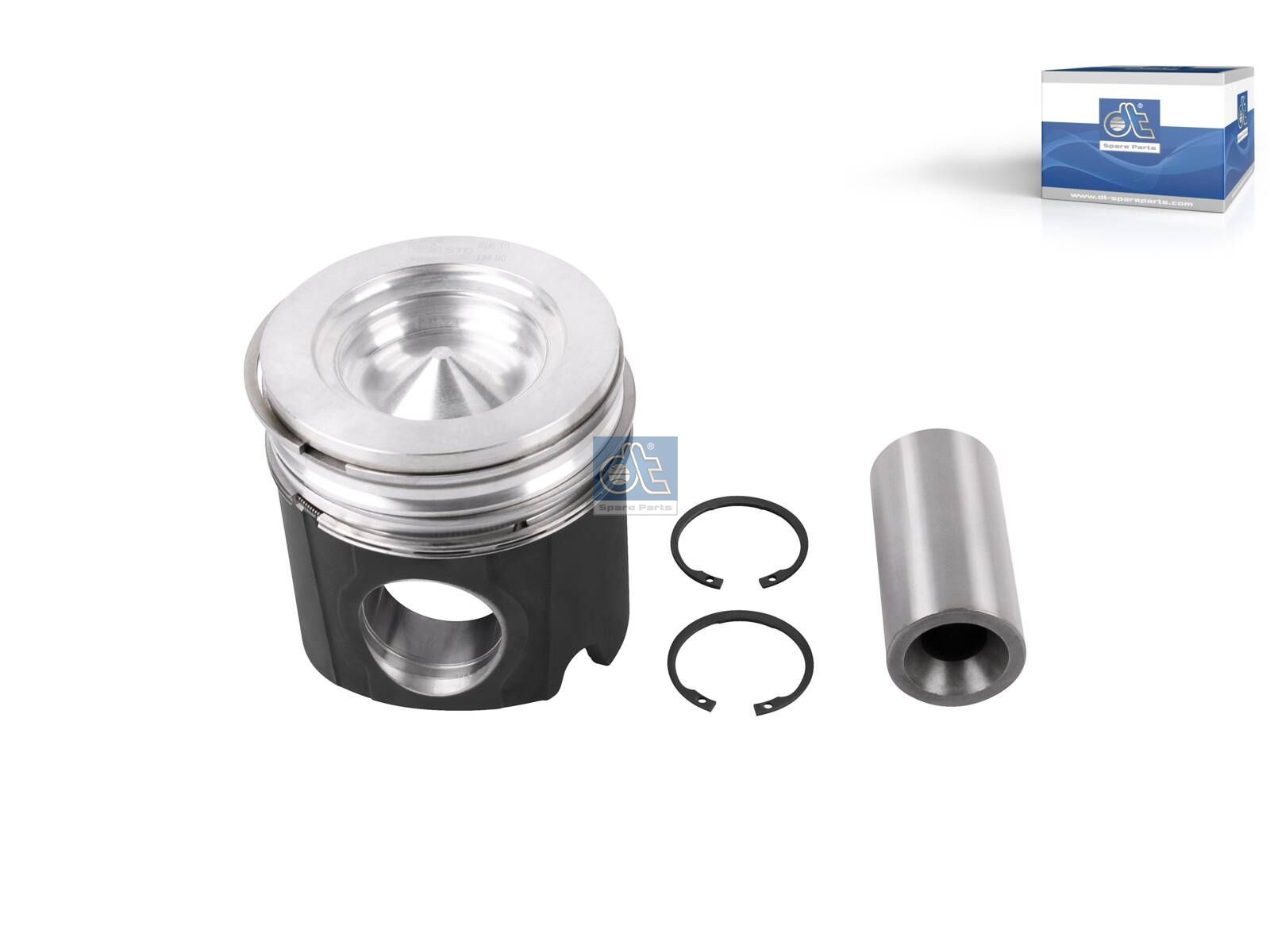 Pistón completo con segmentos DT Spare Parts 7.54652
