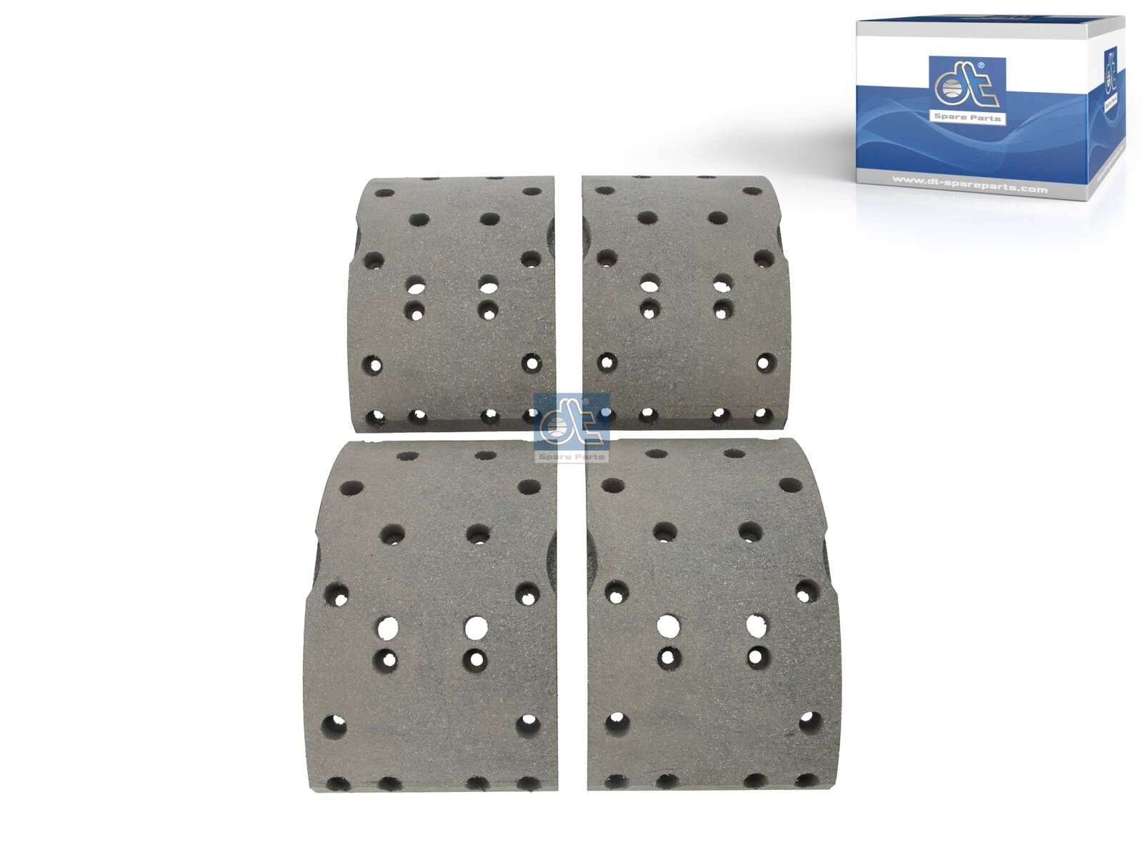 Drum brake lining kit | DT Spare Parts 7.92421
