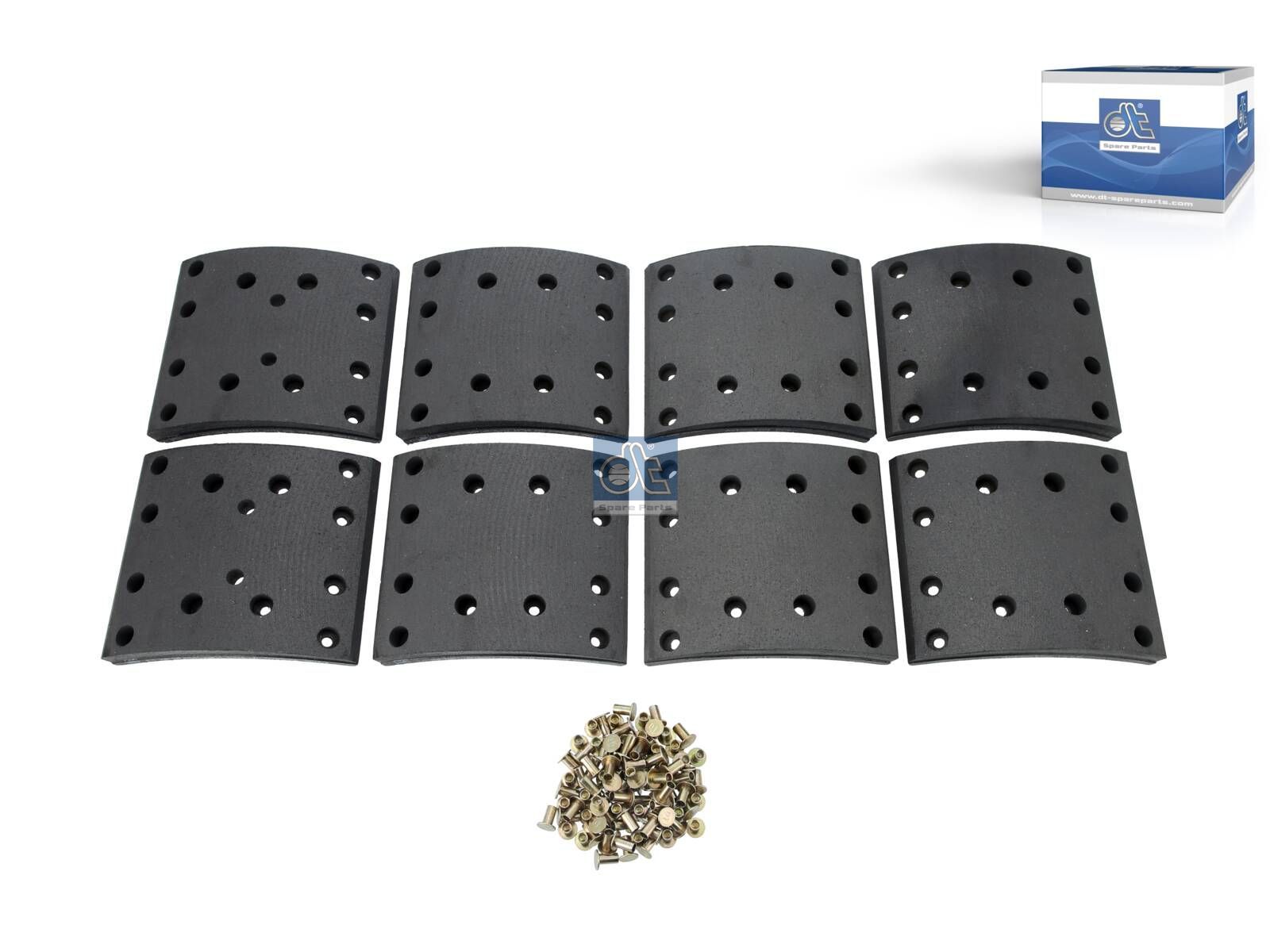 Drum brake lining kit | DT Spare Parts 7.92422