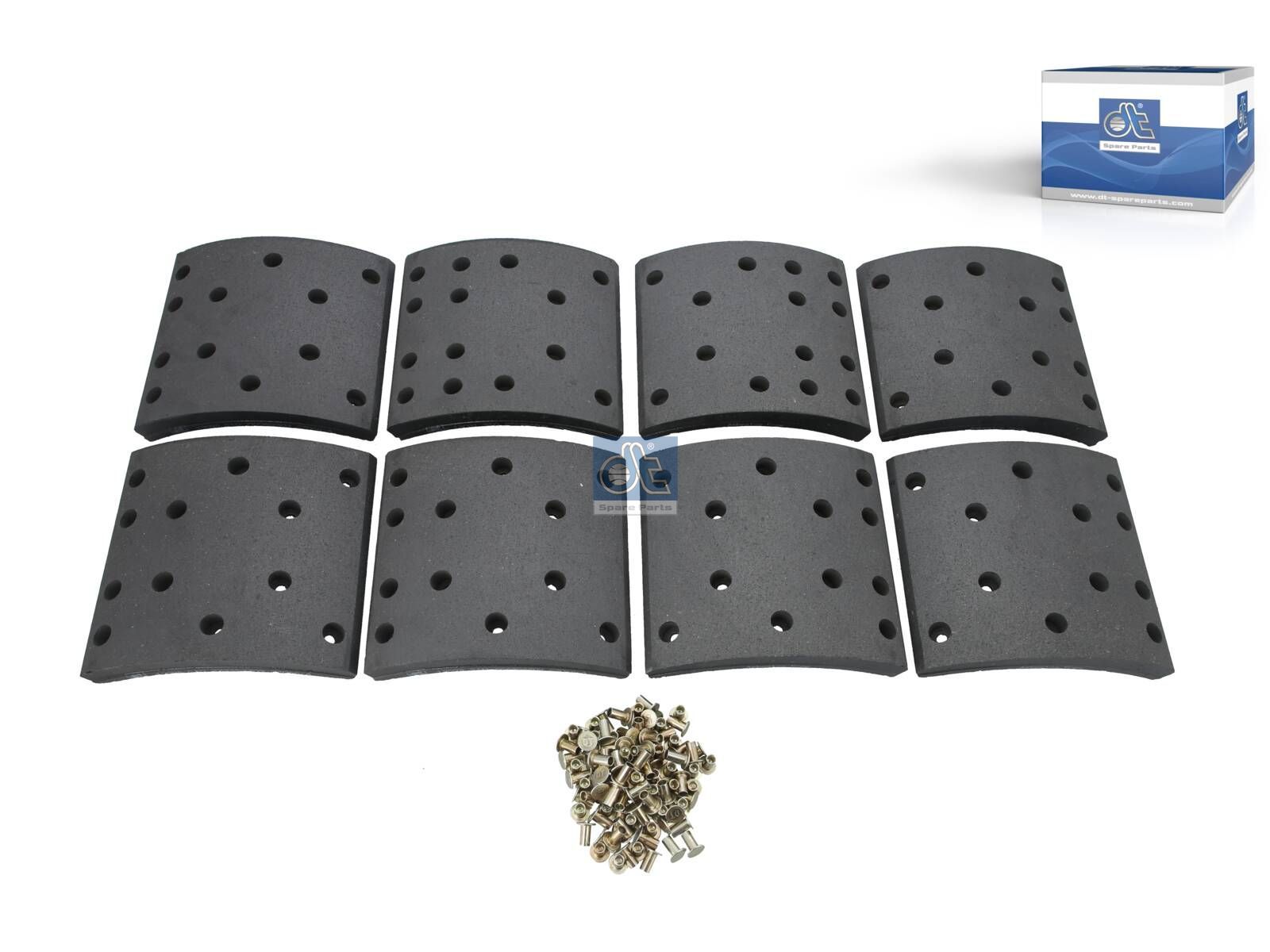 Drum brake lining kit | DT Spare Parts 7.92424