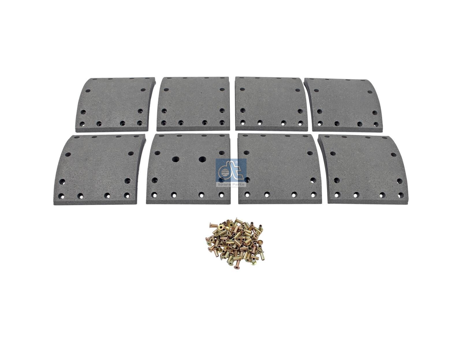 Drum brake lining kit | DT Spare Parts 7.92428