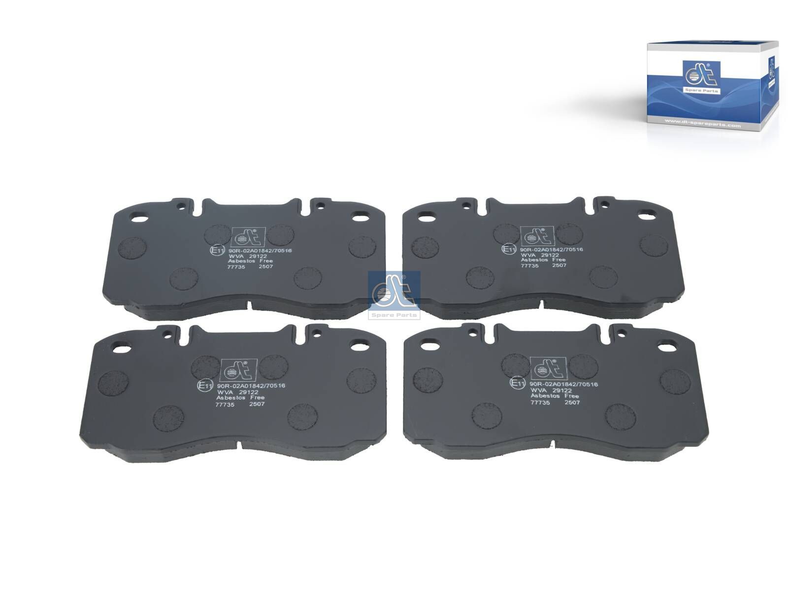 Disc brake pad kit | DT Spare Parts 7.92600