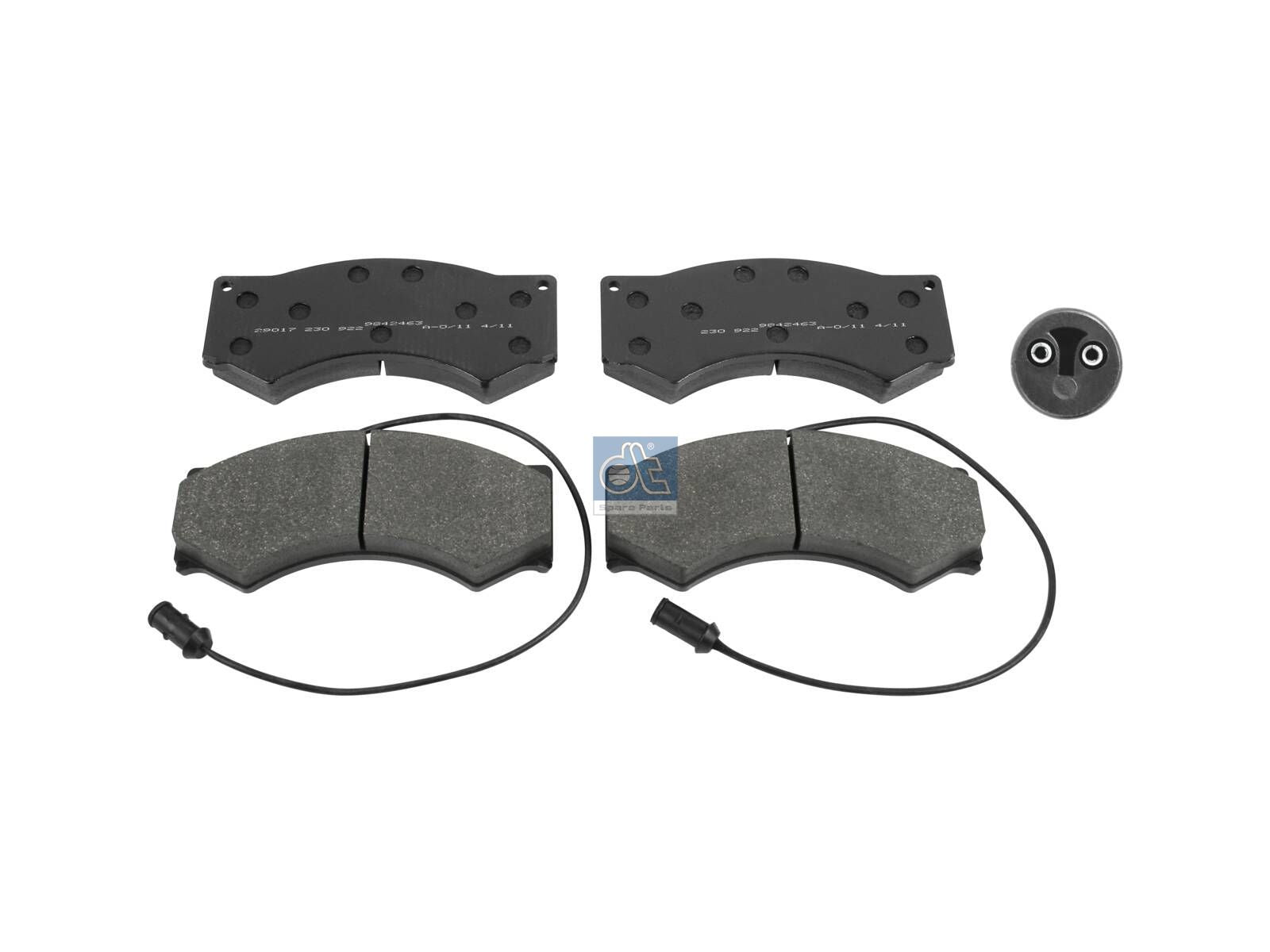 Disc brake pad kit | DT Spare Parts 7.92604