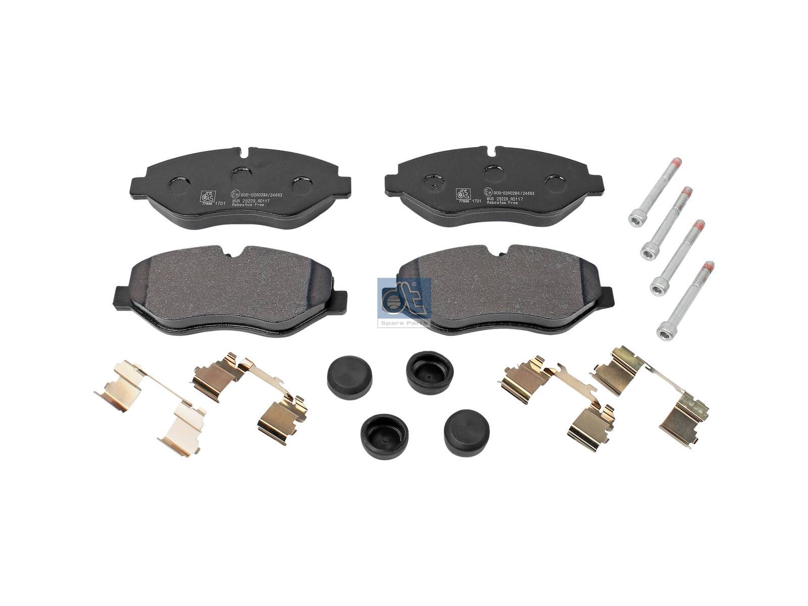 Disc brake pad kit | DT Spare Parts 7.92607