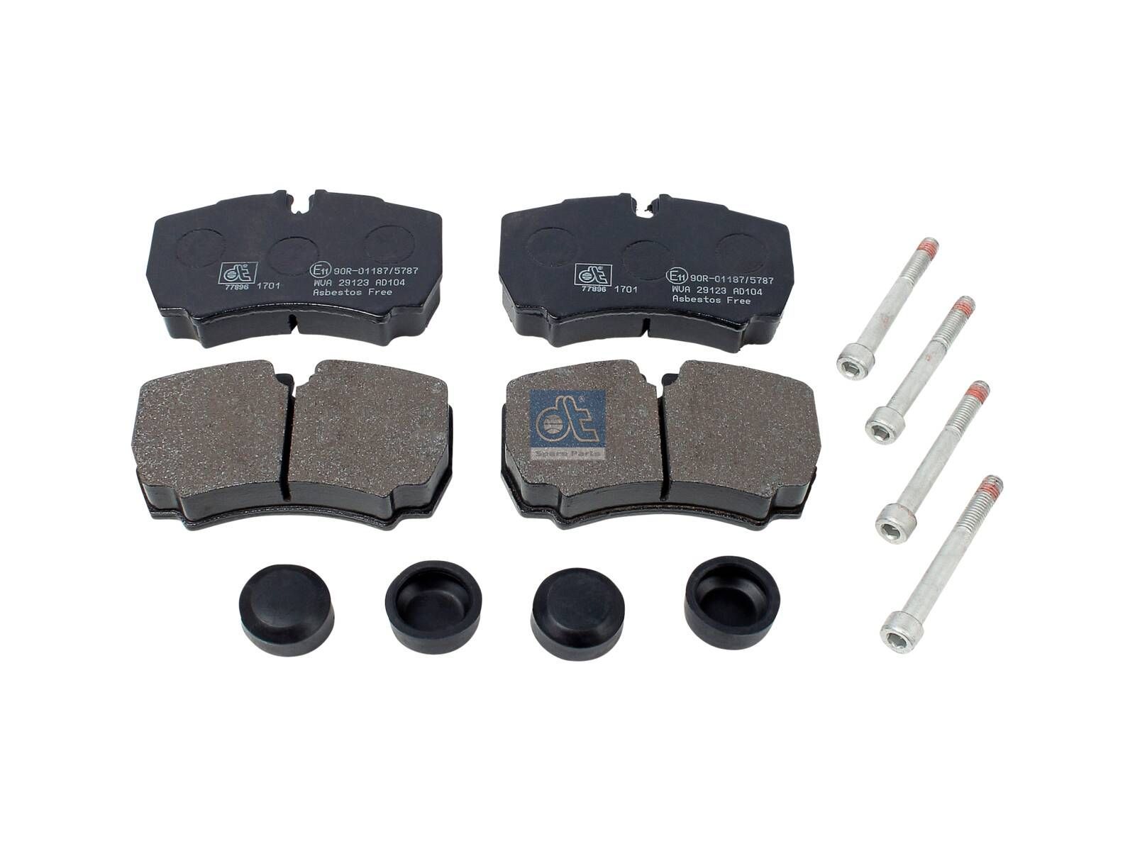Disc brake pad kit | DT Spare Parts 7.92614