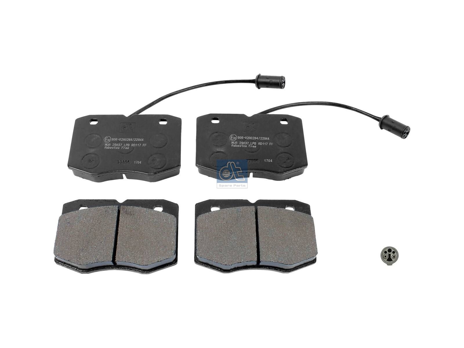 Disc brake pad kit | DT Spare Parts 7.92622
