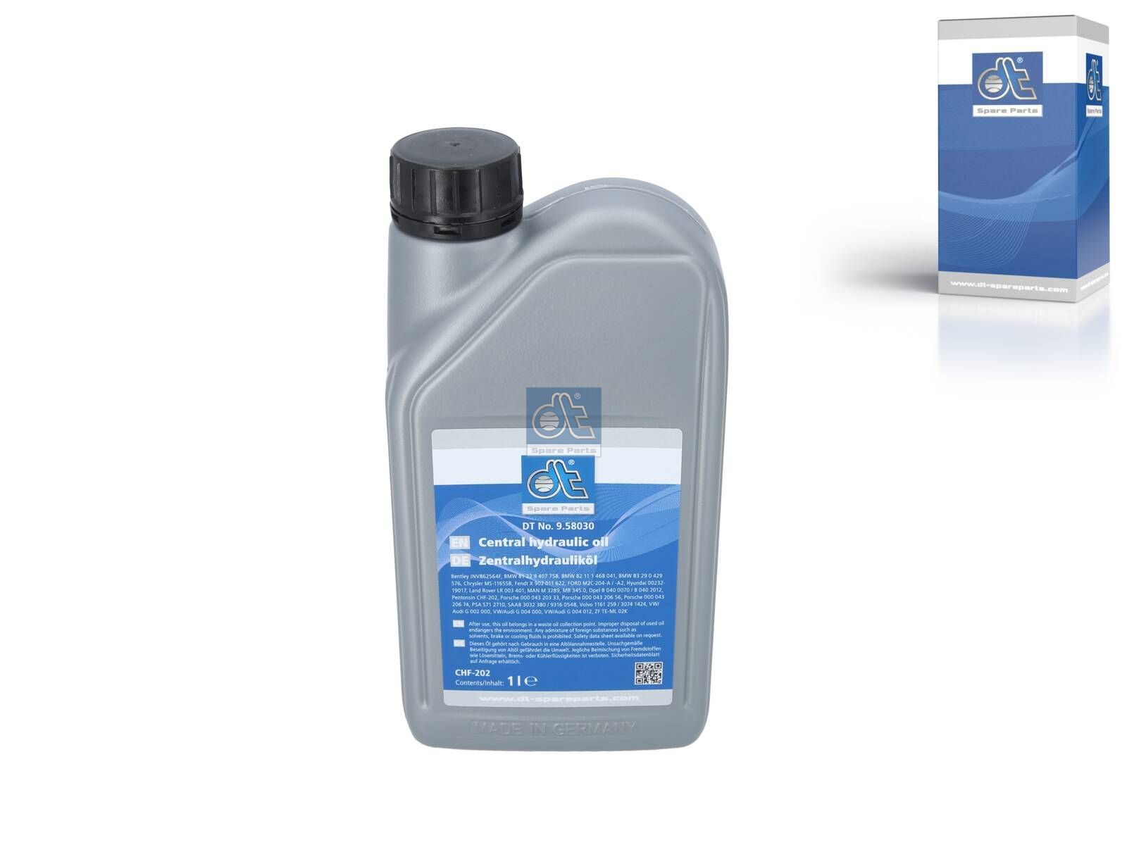 Central hydraulic oil | DT Spare Parts 9.58030