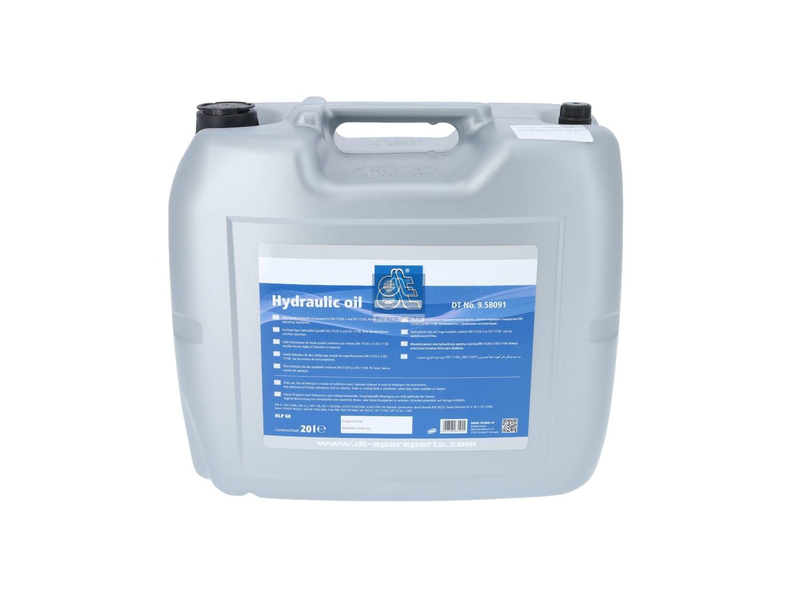 Hydraulic oil | DT Spare Parts 9.58091