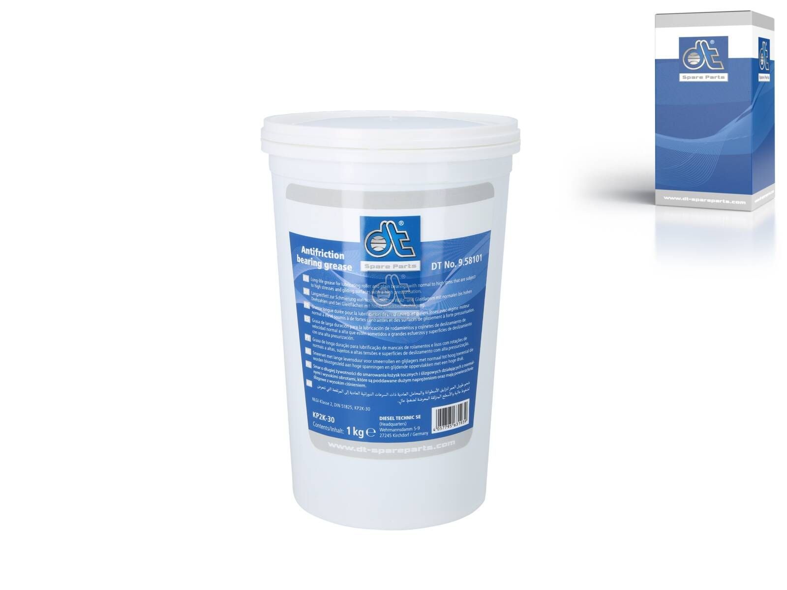 Antifriction bearing grease | DT Spare Parts 9.58101