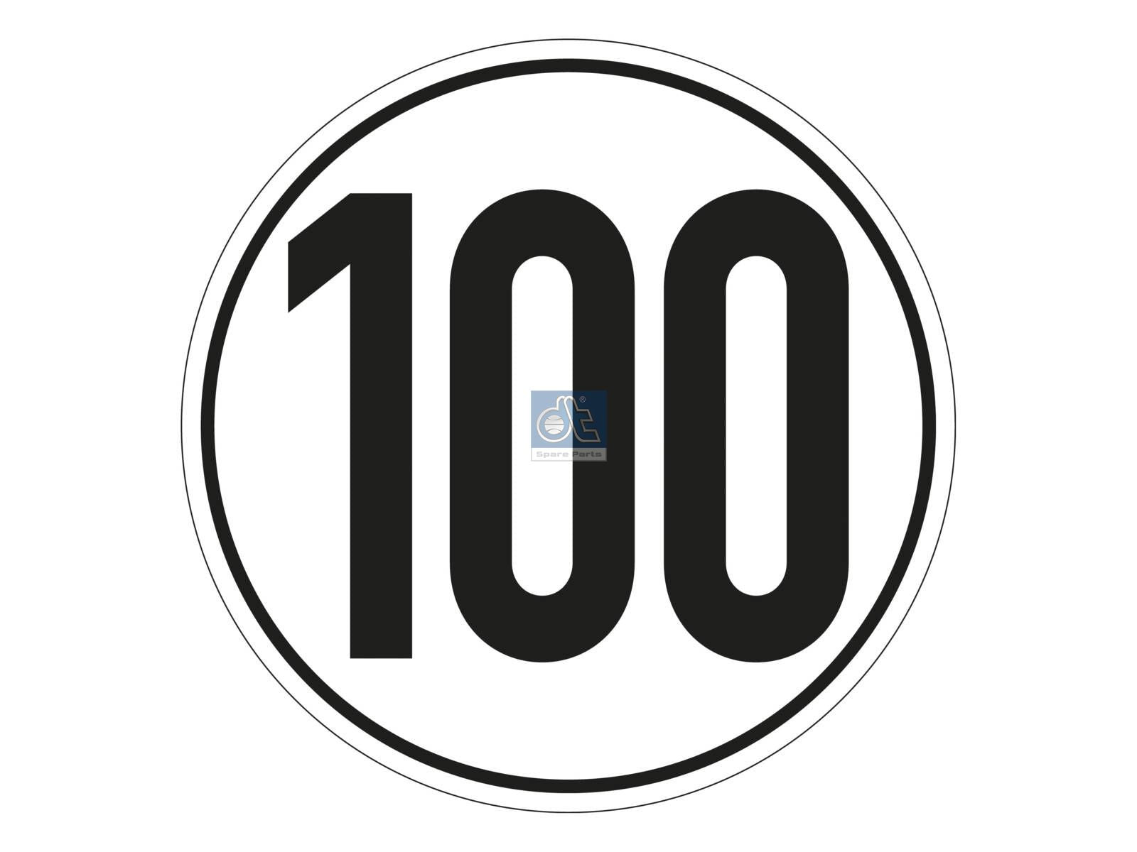 Speed sign | DT Spare Parts 9.69430
