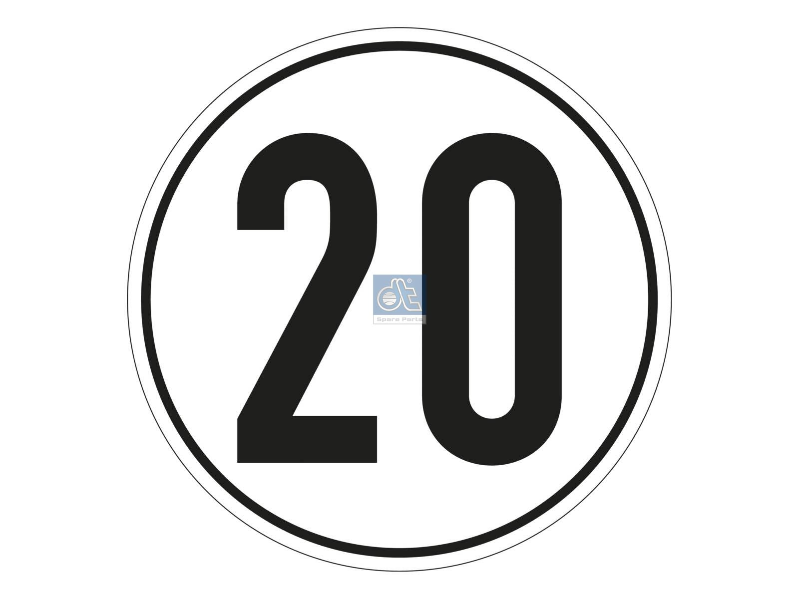 Speed sign | DT Spare Parts 9.69431