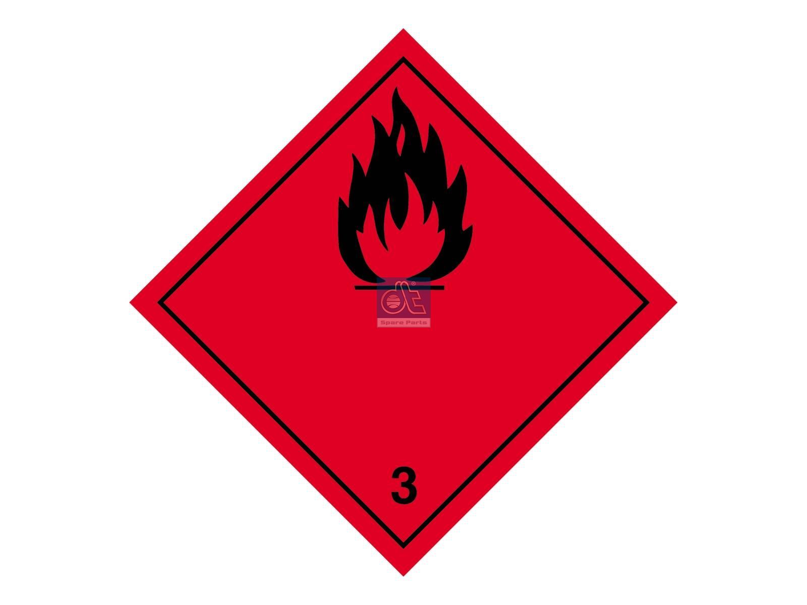 Hazard label | DT Spare Parts 9.69460