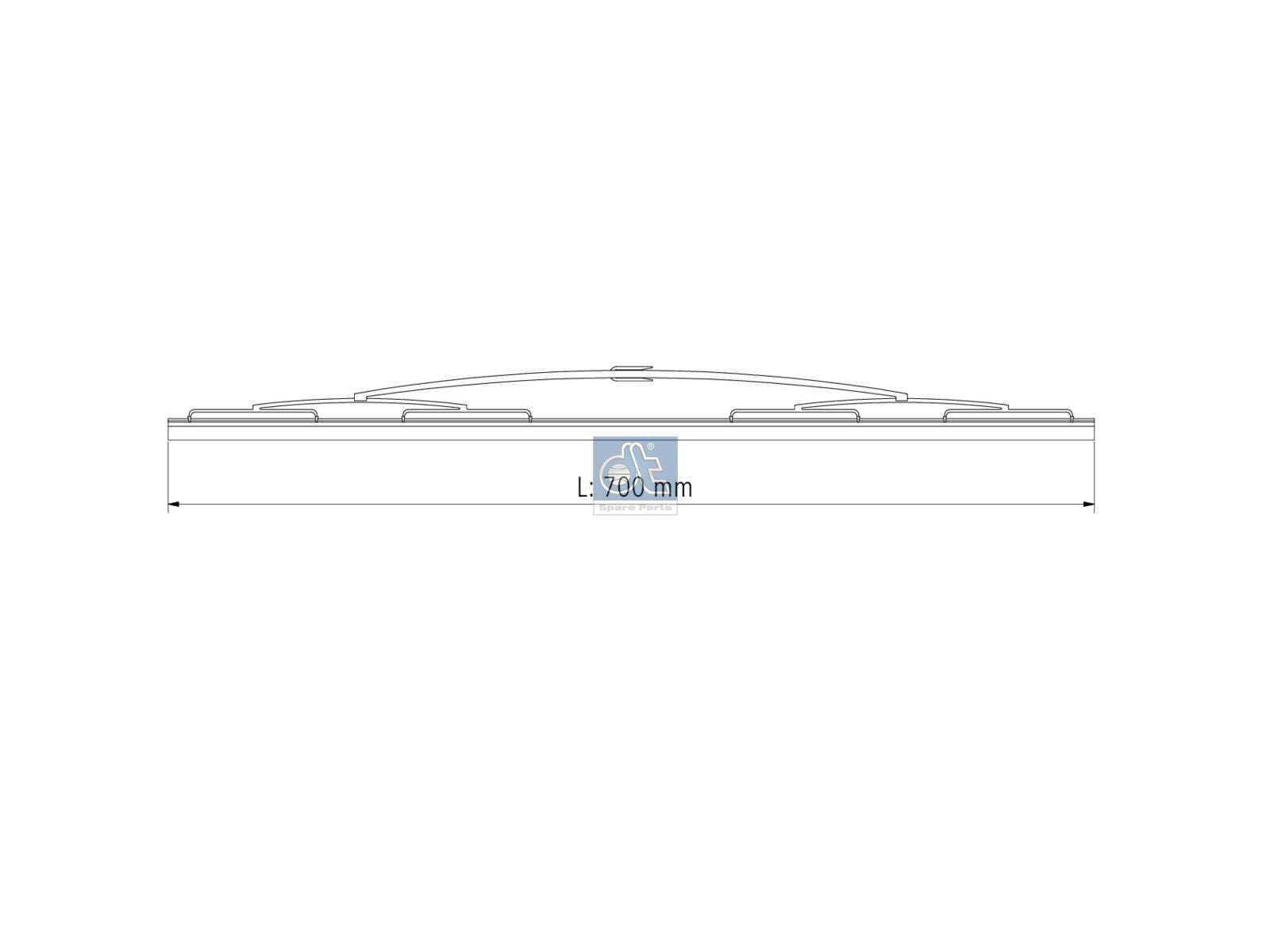 Wiper blade | DT Spare Parts 1.52077
