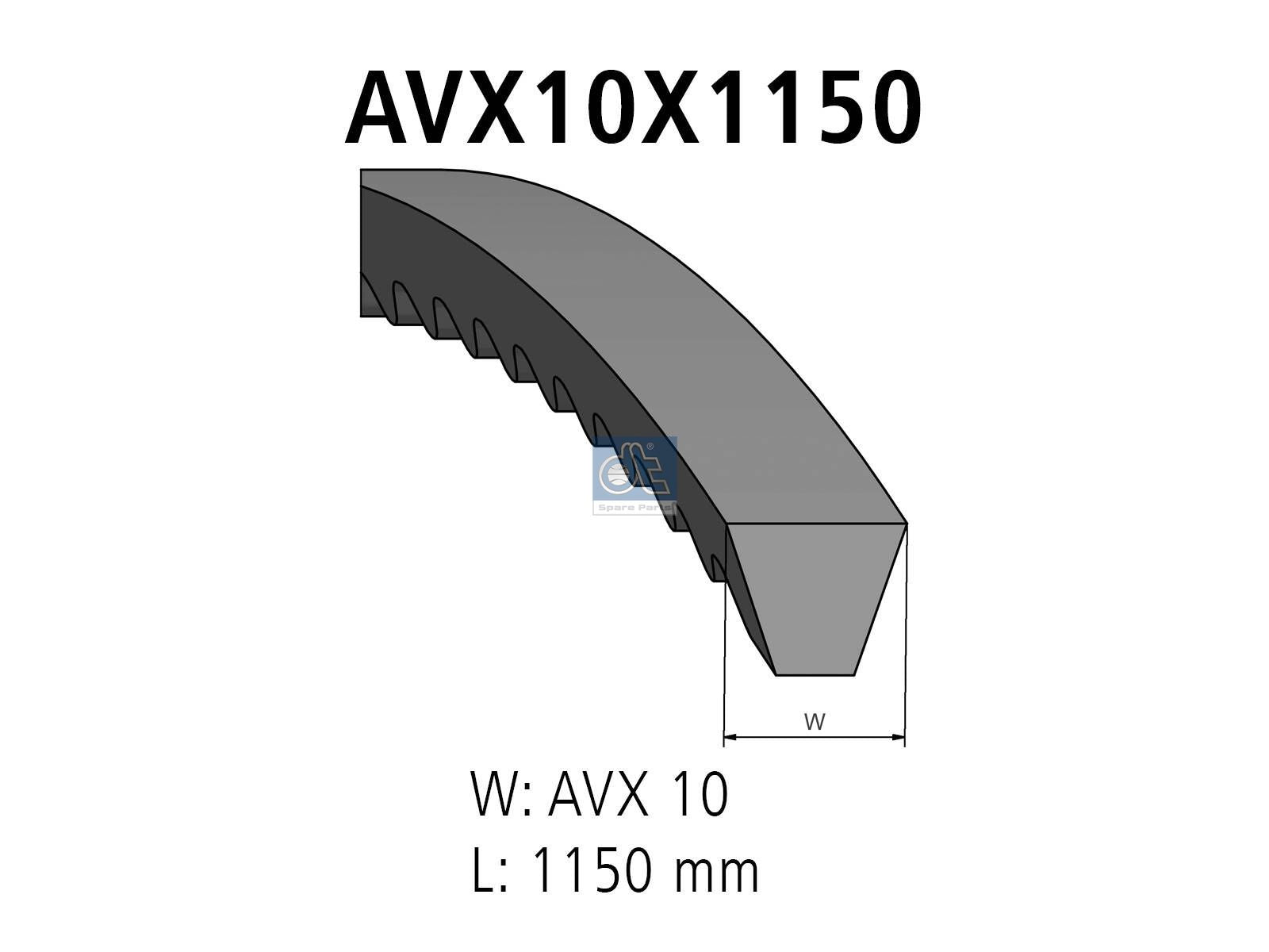 V-belt | DT Spare Parts 2.21063