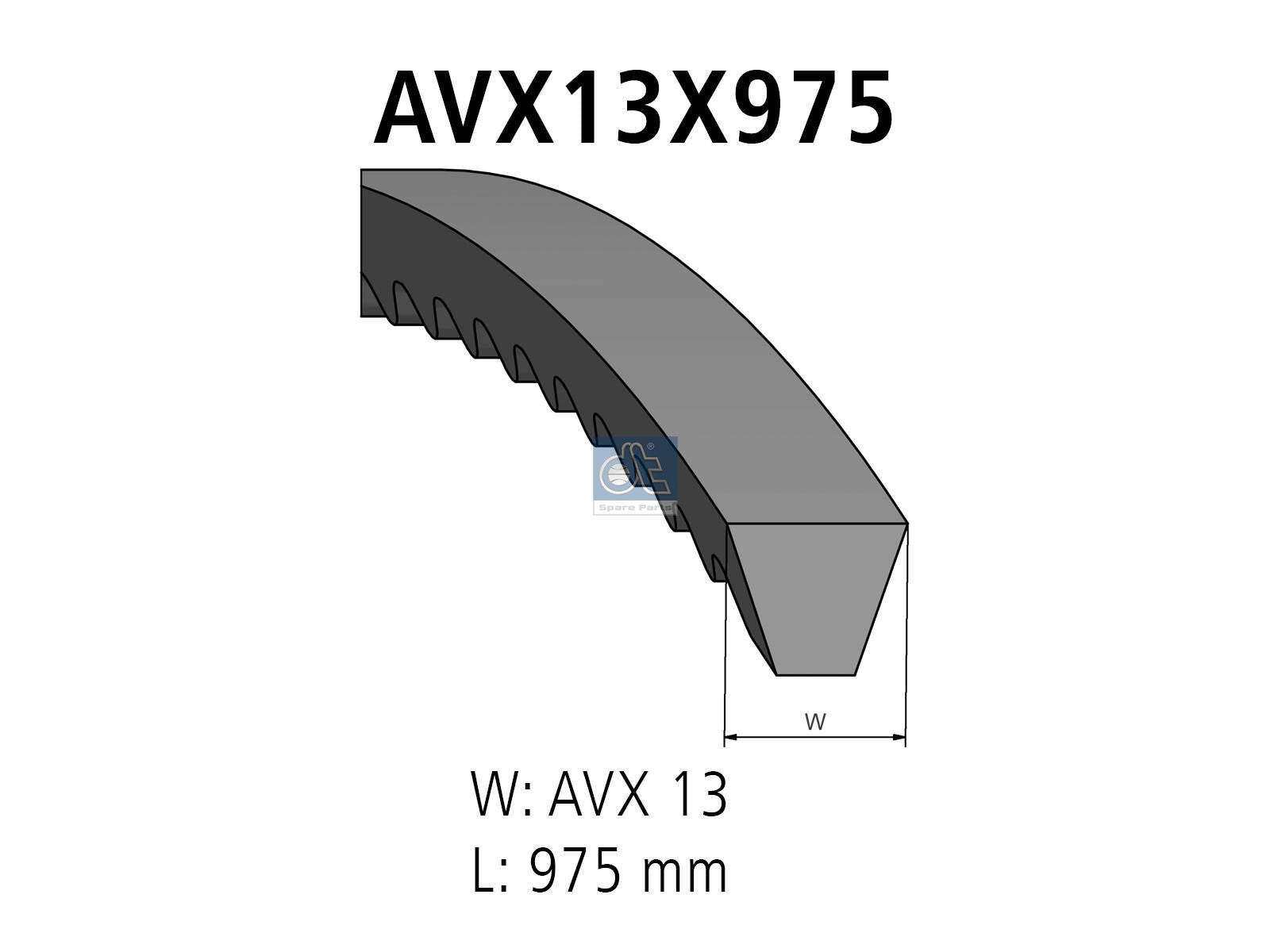 V-belt | DT Spare Parts 3.34247