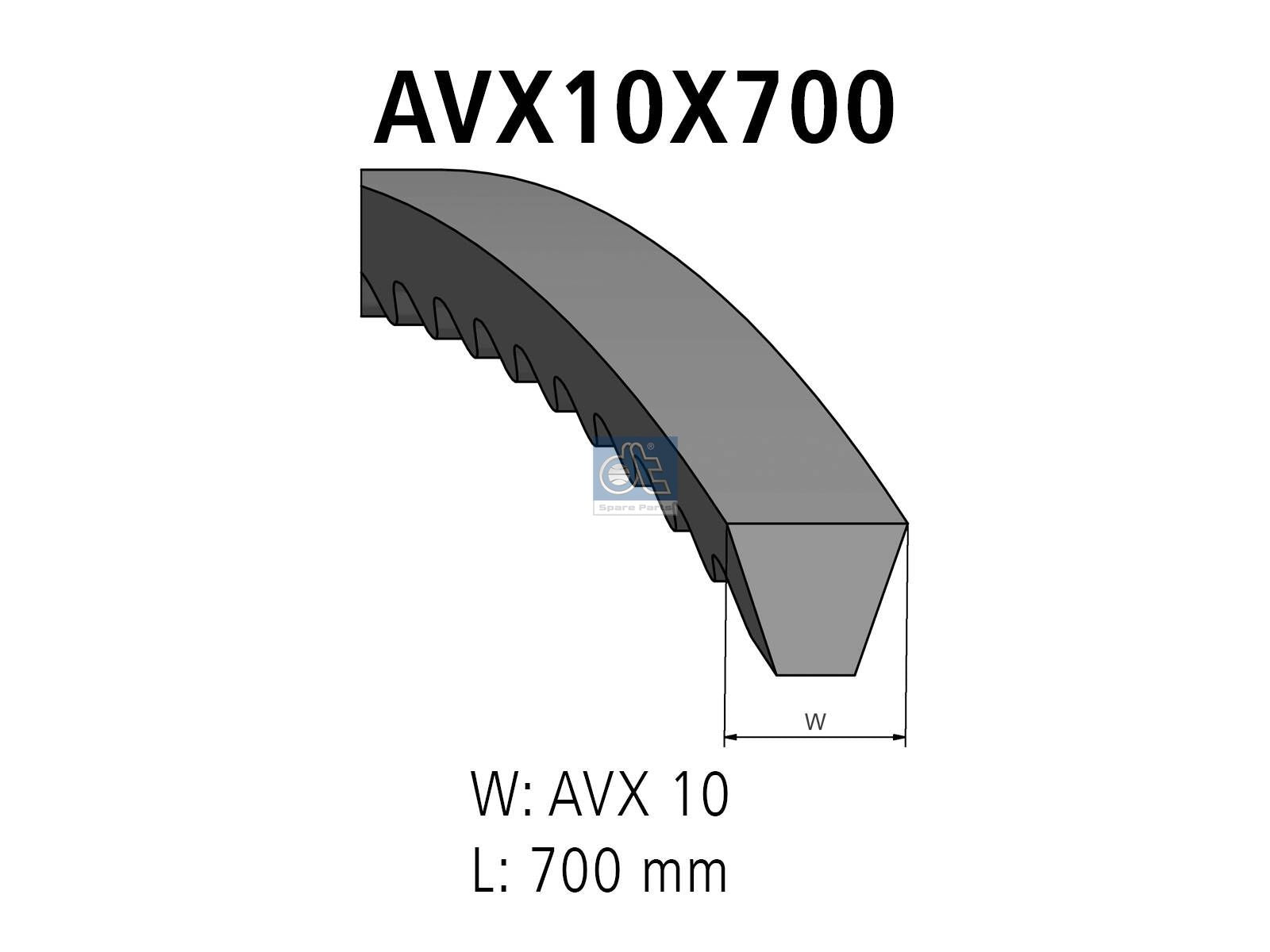 V-belt | DT Spare Parts 3.34258
