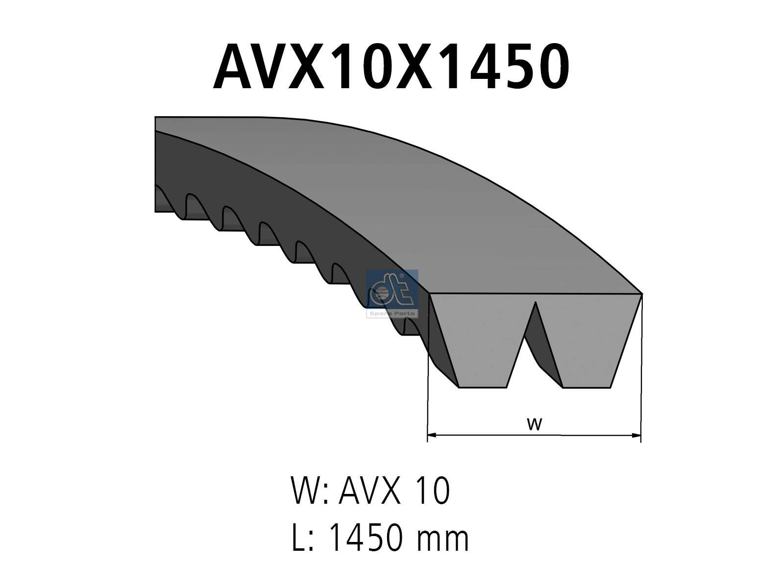 Banded v-belts | DT Spare Parts 3.34410