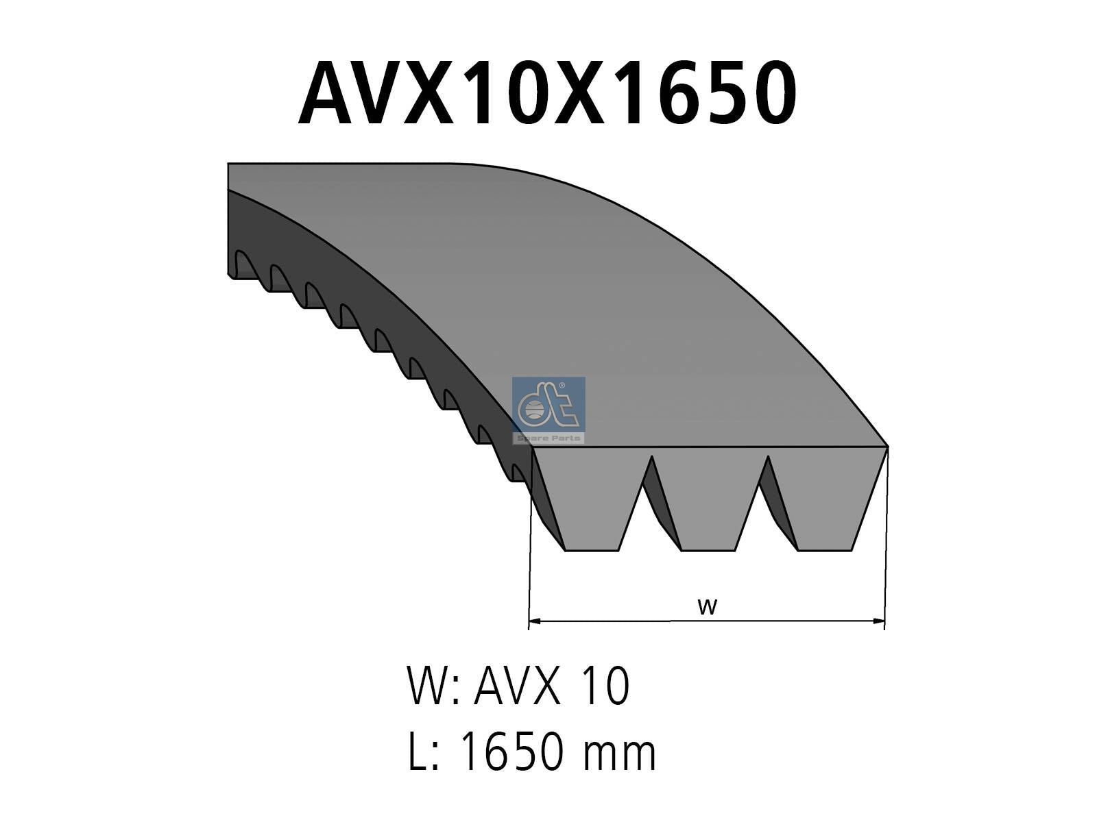 Banded v-belts | DT Spare Parts 3.34438