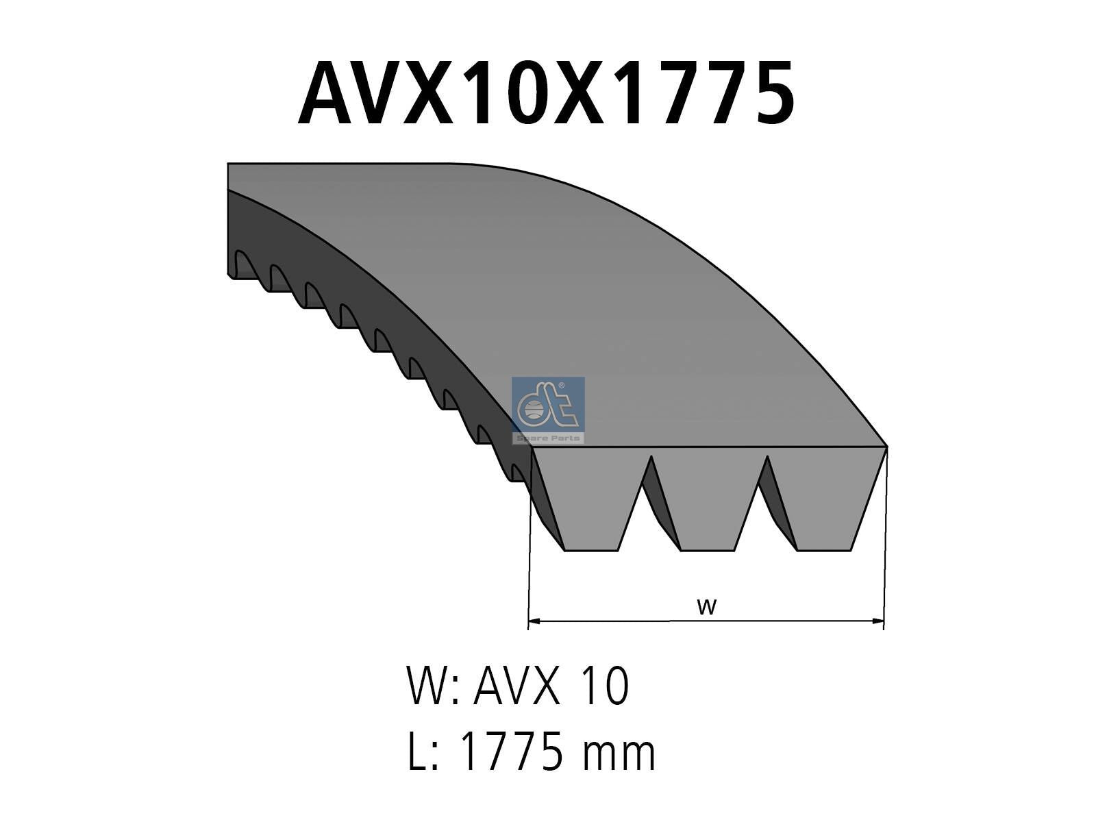 Banded v-belts | DT Spare Parts 3.34439