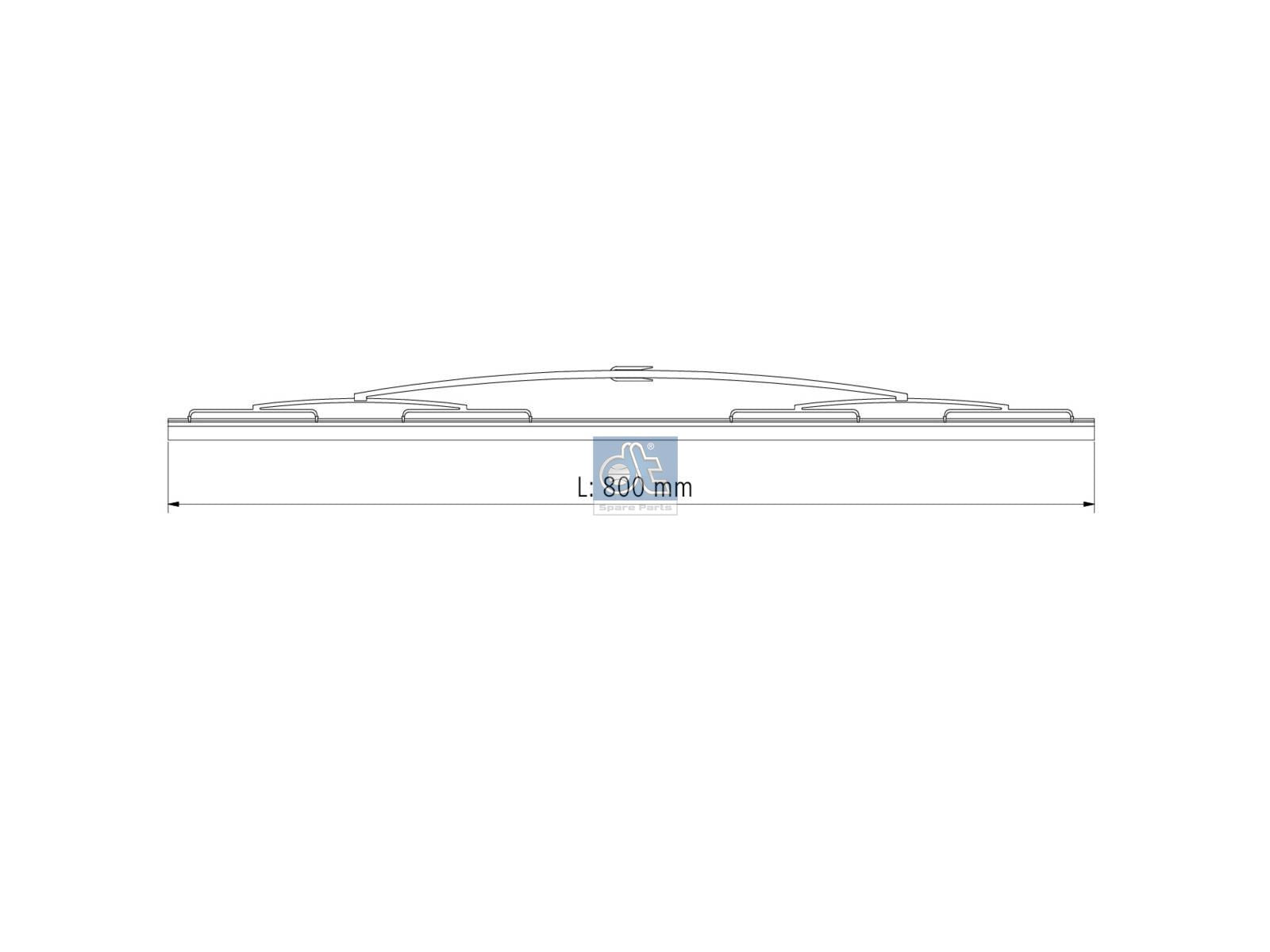 Wiper blade | DT Spare Parts 3.35045