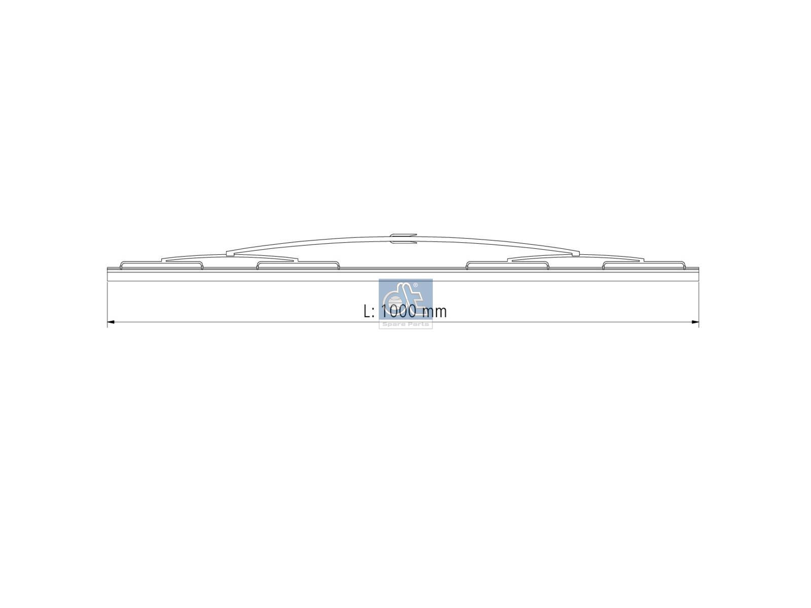 Wiper blade | DT Spare Parts 3.35046