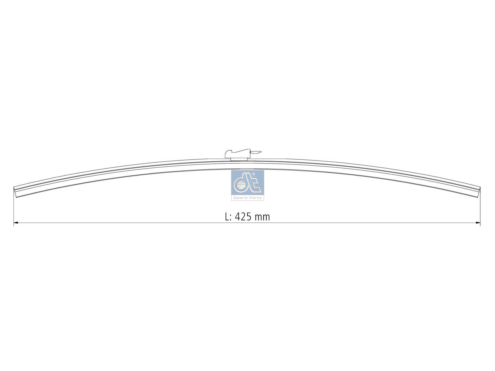 Wiper blade | DT Spare Parts 4.66639