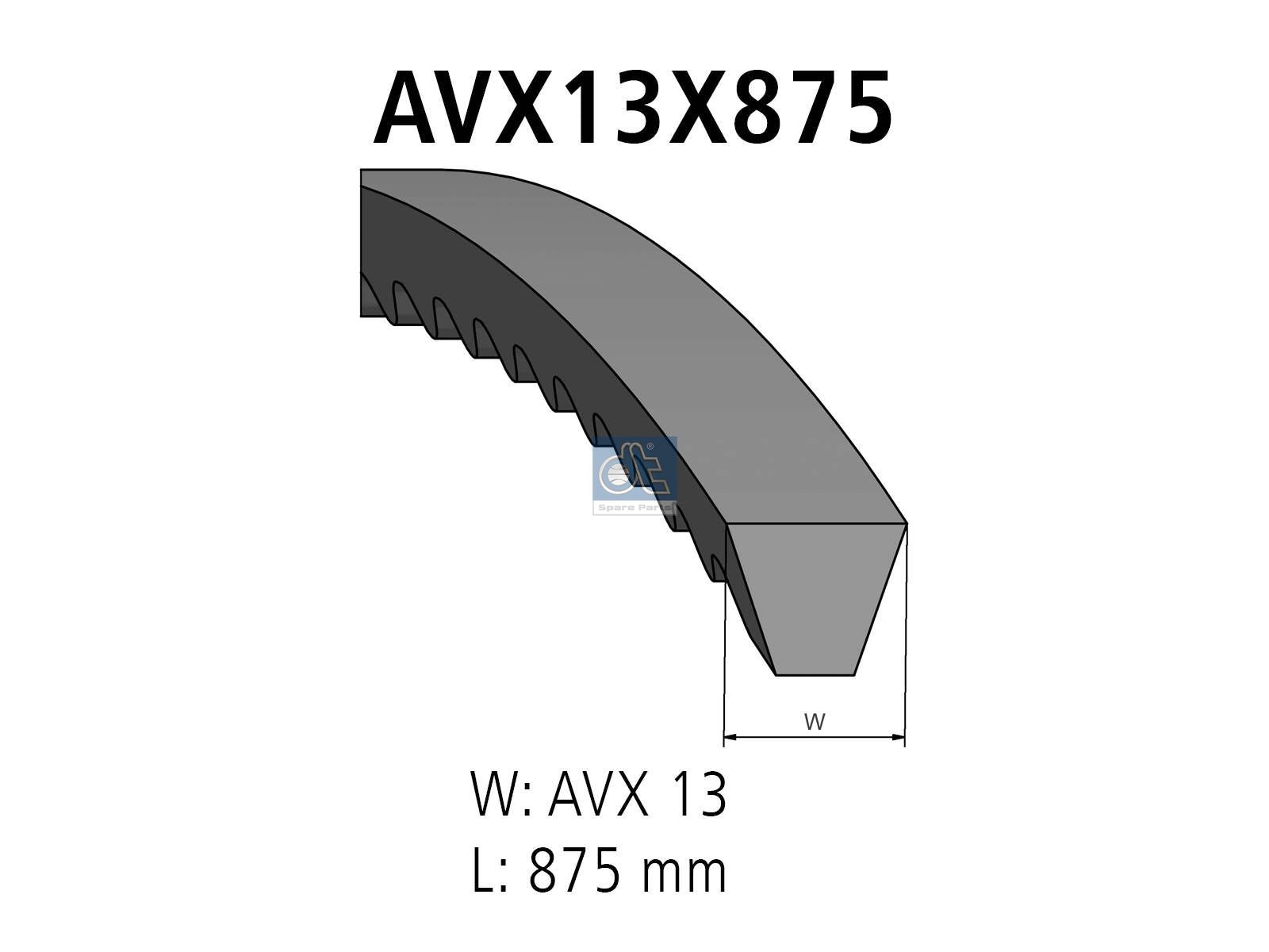 V-belt | DT Spare Parts 4.80526