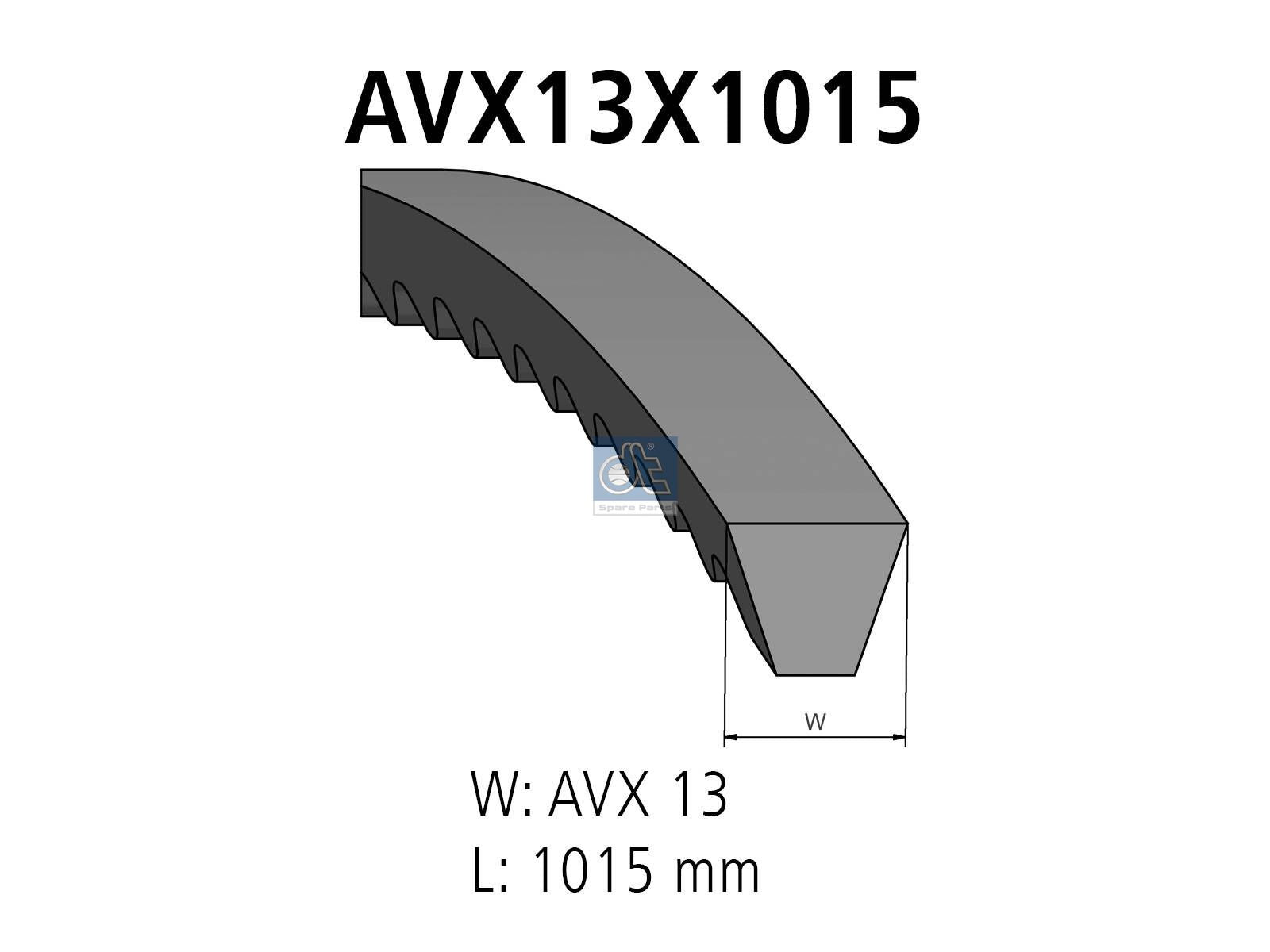 V-belt | DT Spare Parts 4.80633