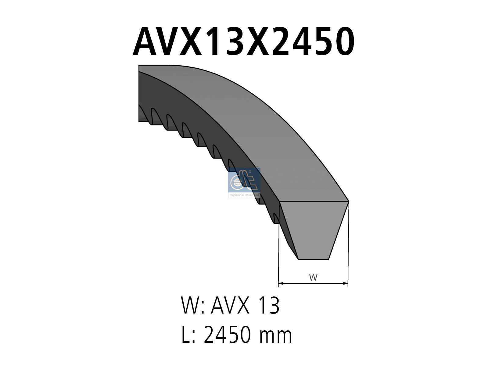 V-belt | DT Spare Parts 4.80644