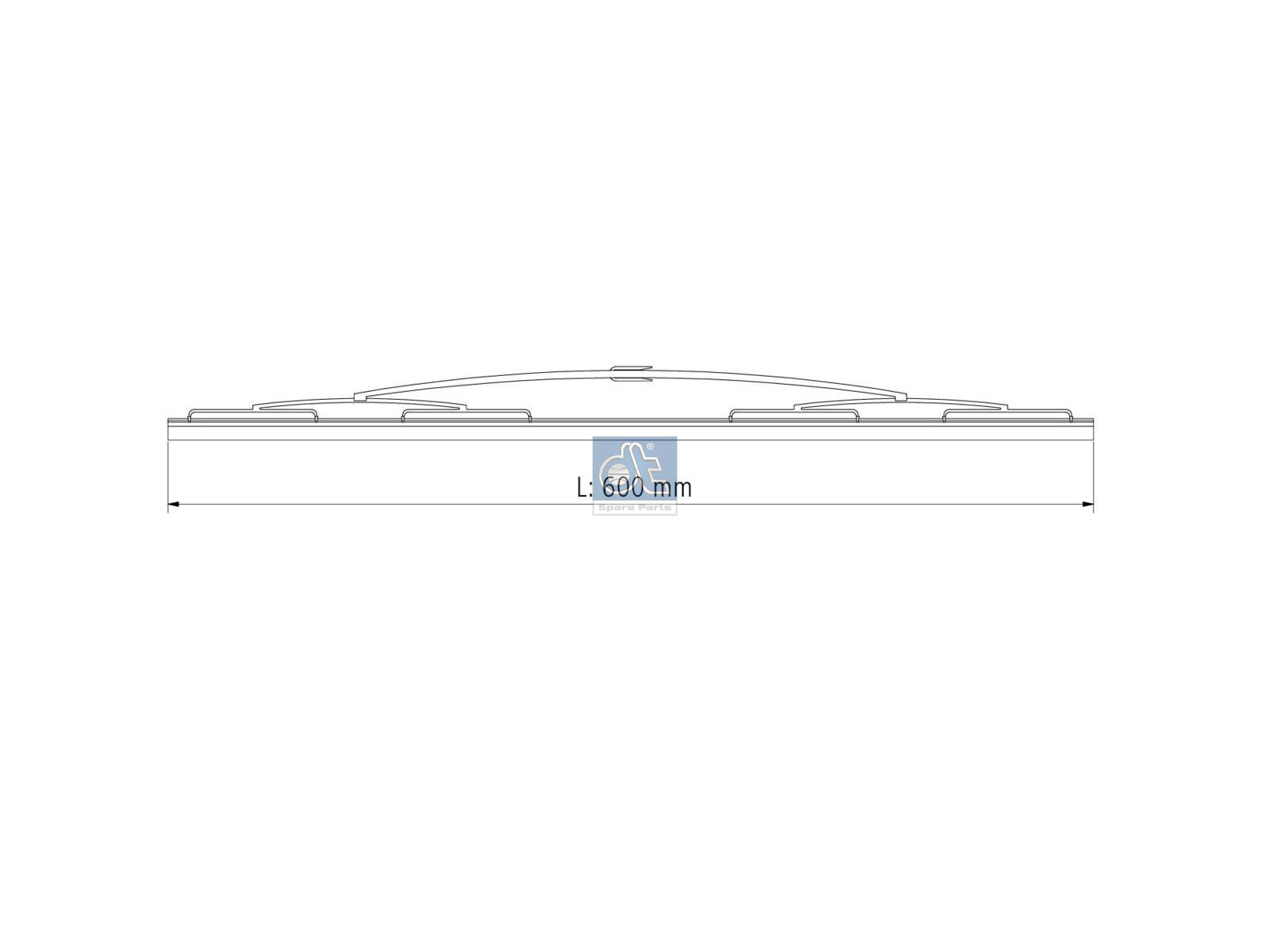 Wiper blade set | DT Spare Parts 5.63171