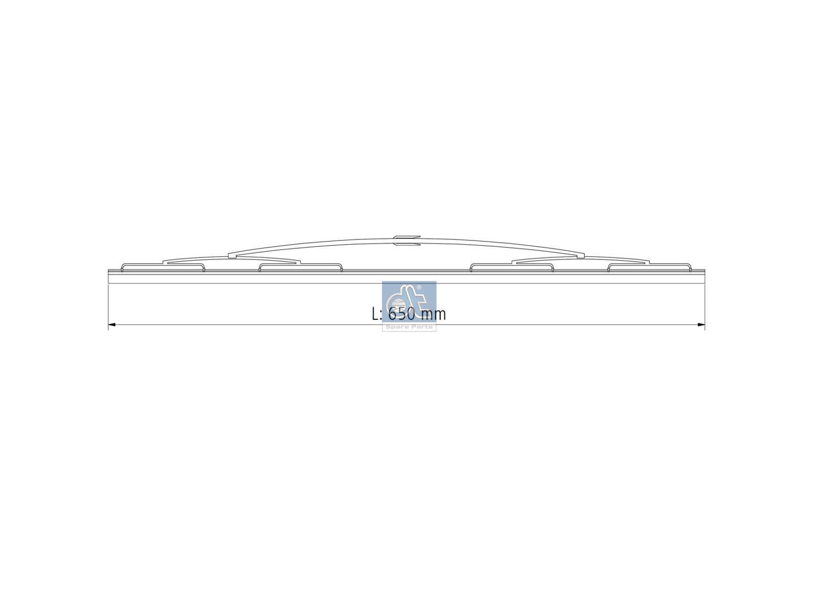 Wiper blade set | DT Spare Parts 7.80191