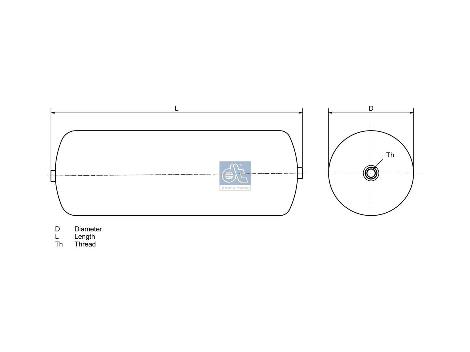 Air tank | DT Spare Parts 4.66439