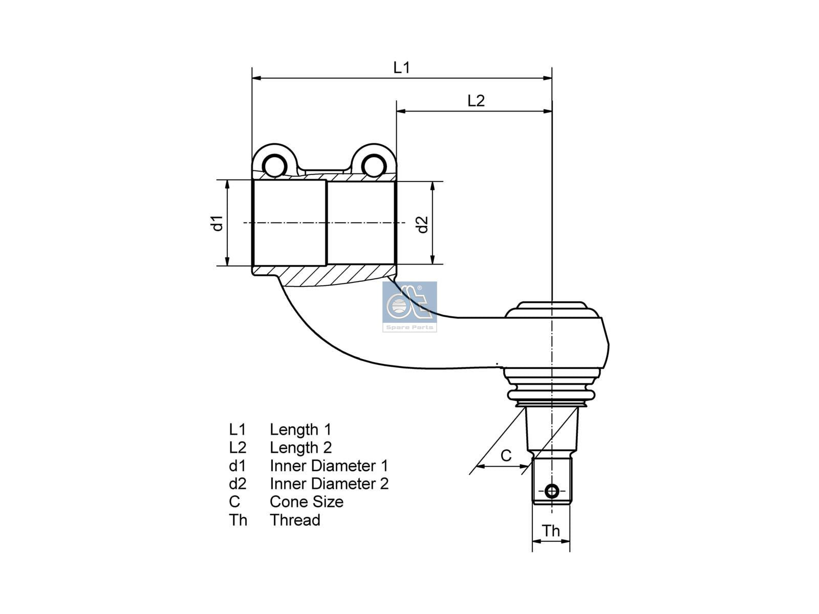 Ball joint | DT Spare Parts 2.53003