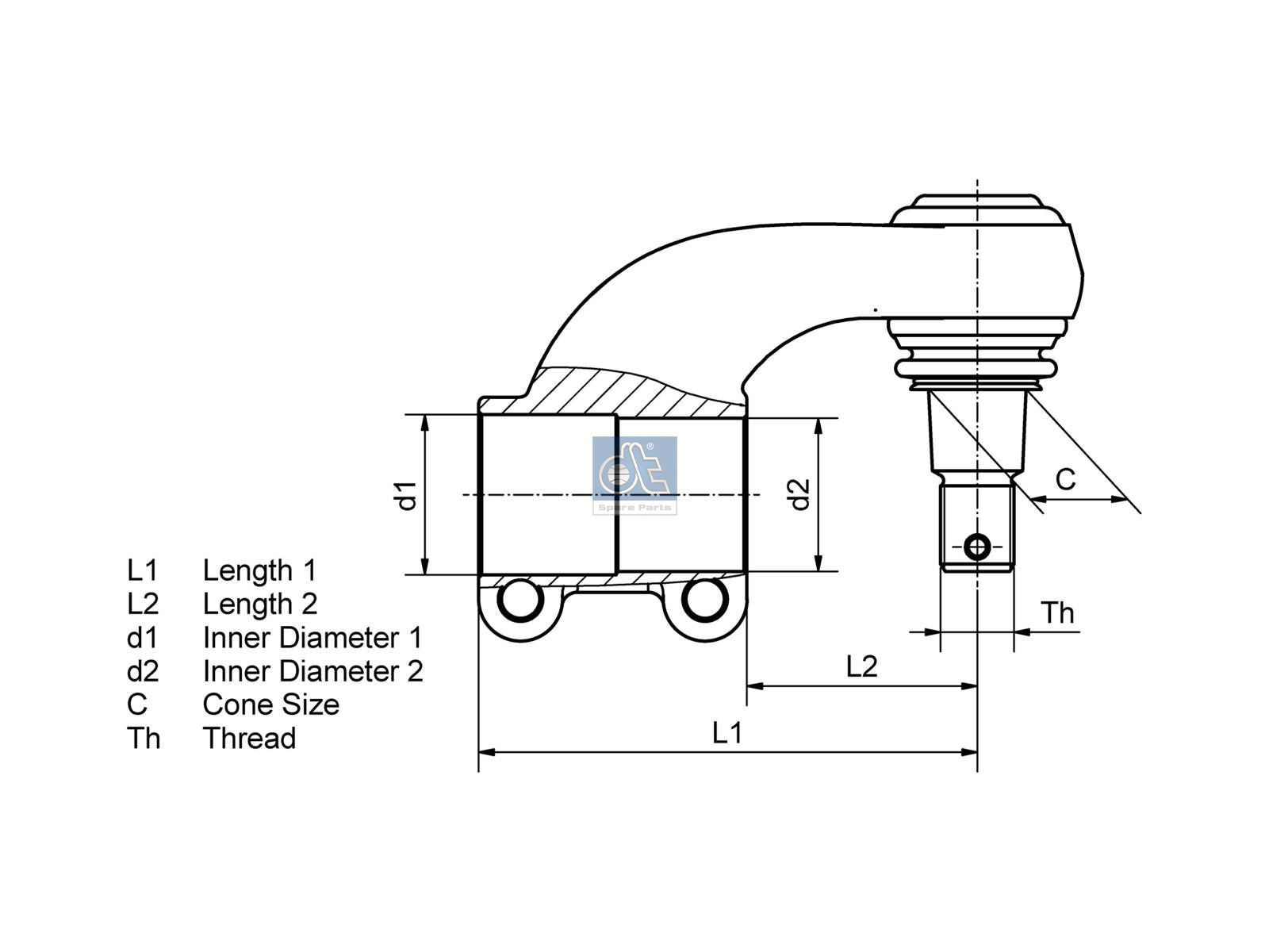 Ball joint | DT Spare Parts 5.22024