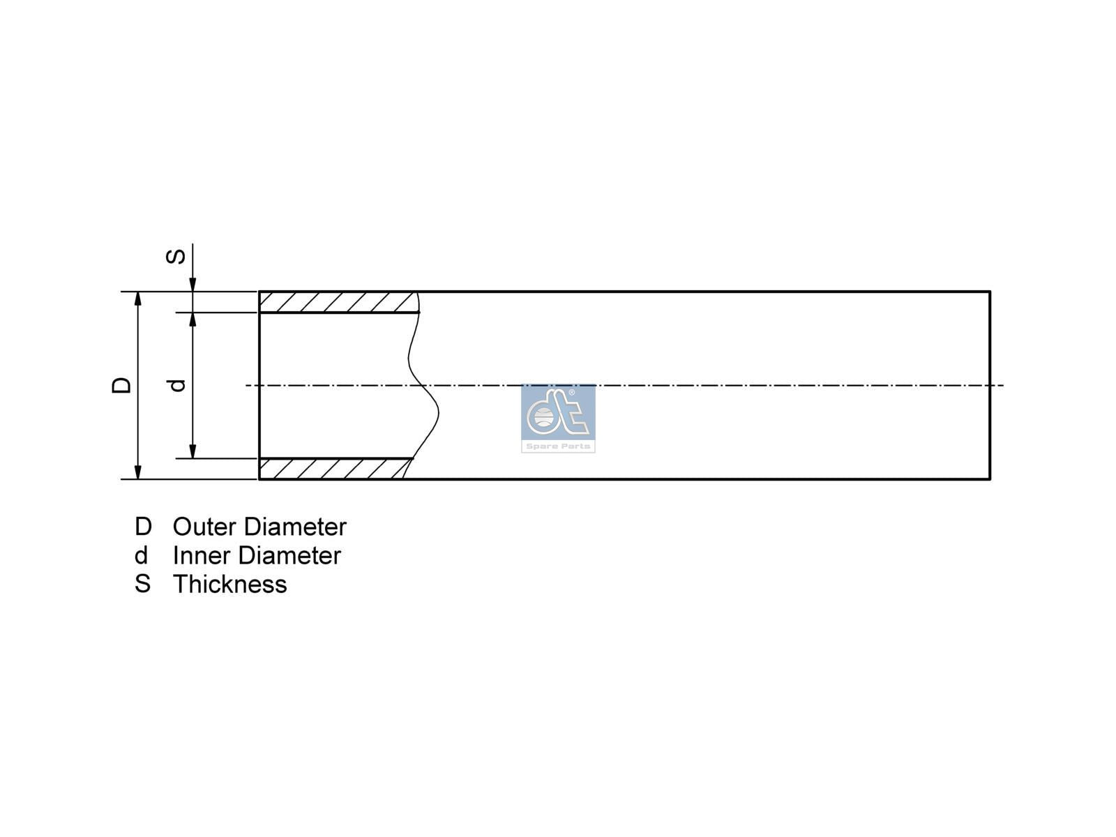 Polyamide tube | DT Spare Parts 9.86004