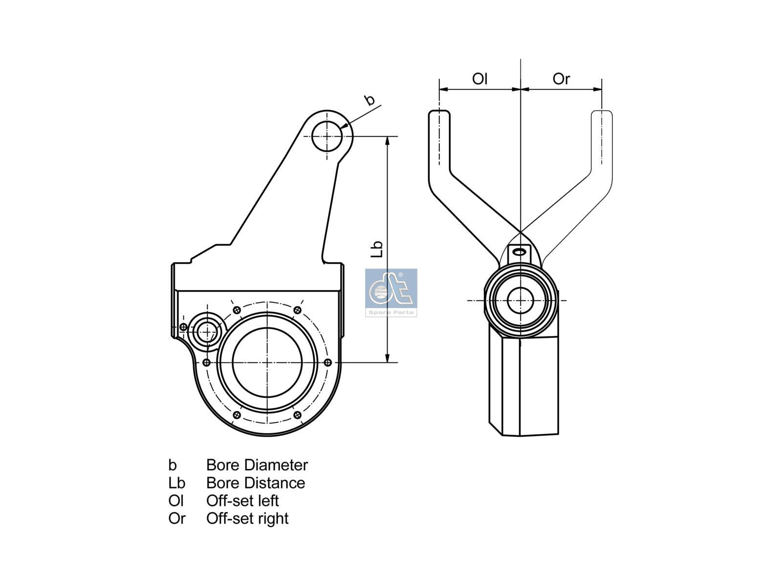 Slack adjuster | DT Spare Parts 5.30321