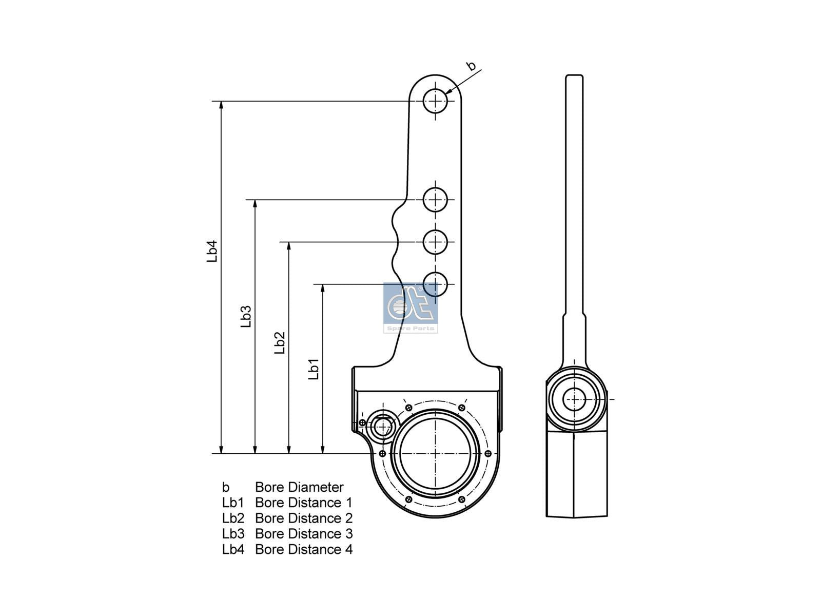 Slack adjuster | DT Spare Parts 10.13021