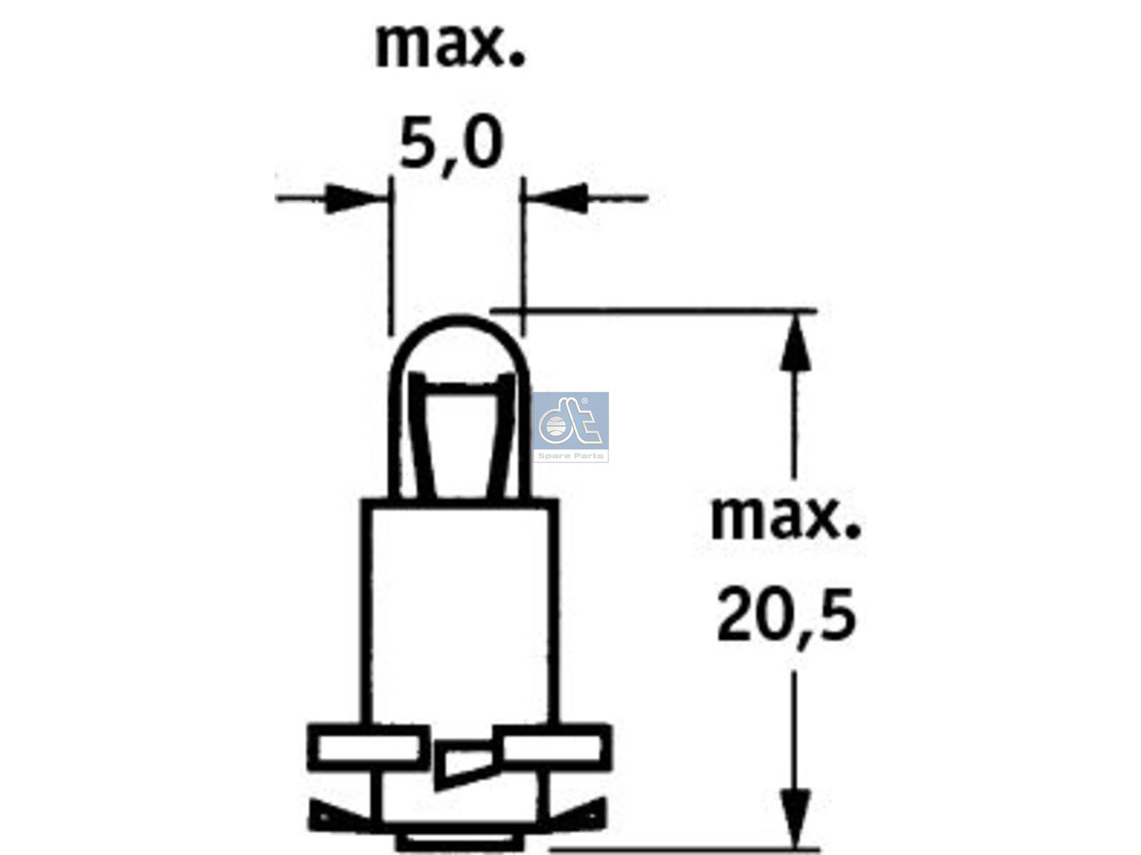 Socket bulb | DT Spare Parts 2.27221