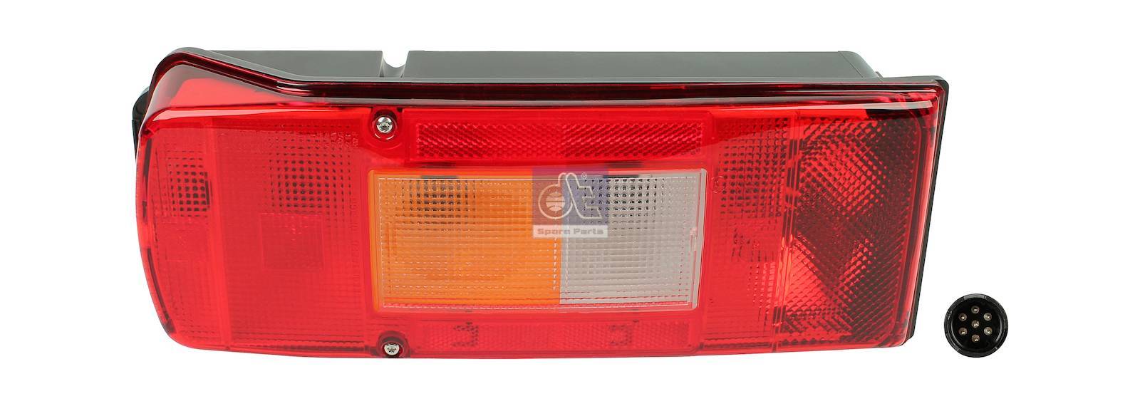 Tail lamp, left, with license plate lamp DT Spare Parts 2.24410