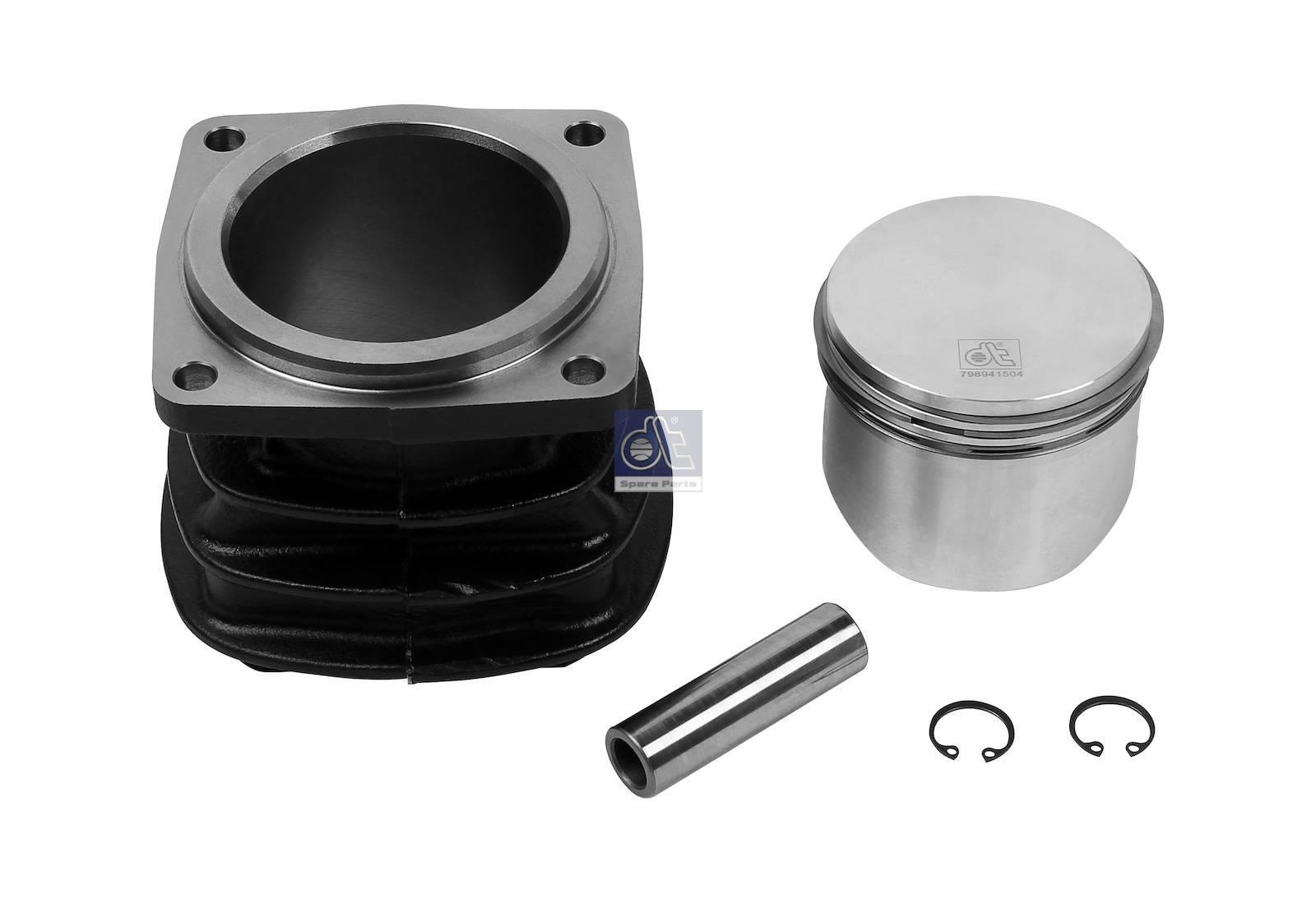 Piston and liner kit, air cooled 75 mm DT Spare Parts 3.97336