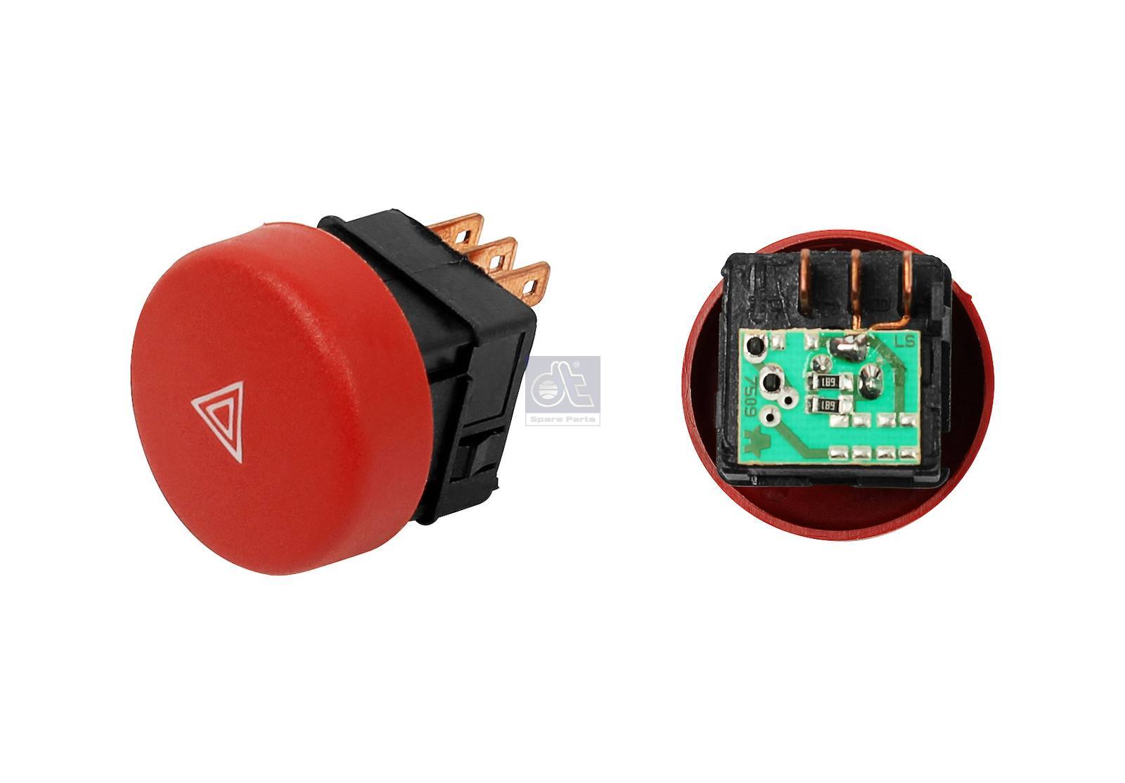 Hazard warning switch DT Spare Parts 7.78134