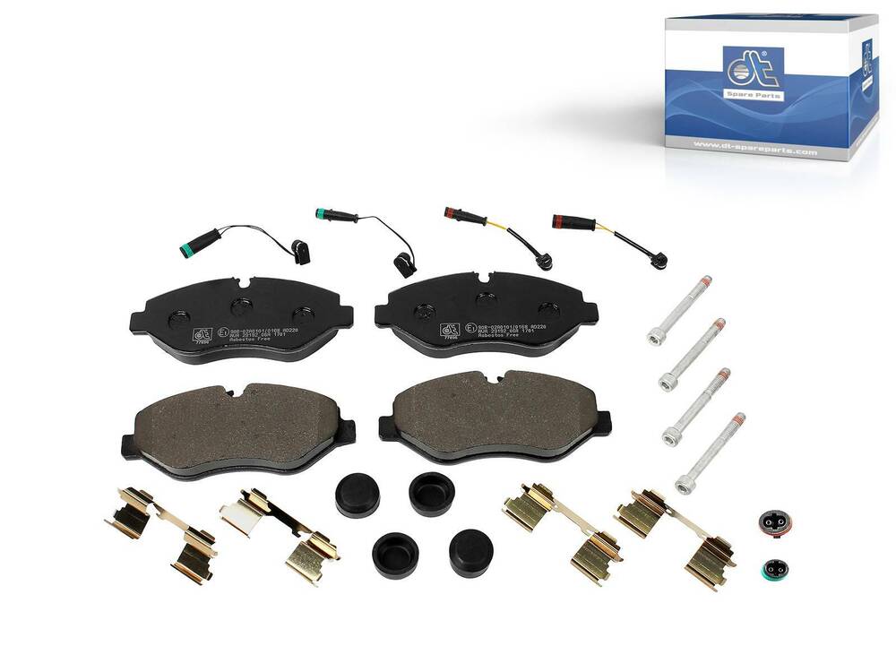Disc brake pad kit, with accessories DT Spare Parts 4.90938