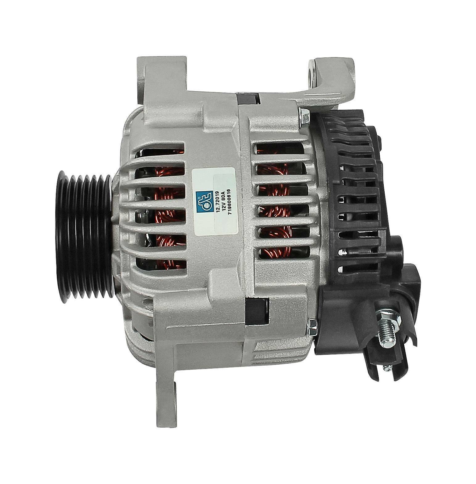 Alternador DT Repuestos 12.72019 Alternador 12 VI: 80 A